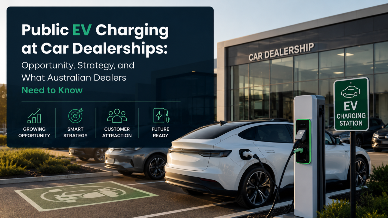 Public EV Charging at Car Dealerships: Opportunity, Strategy, and What Australian Dealers Need to Know