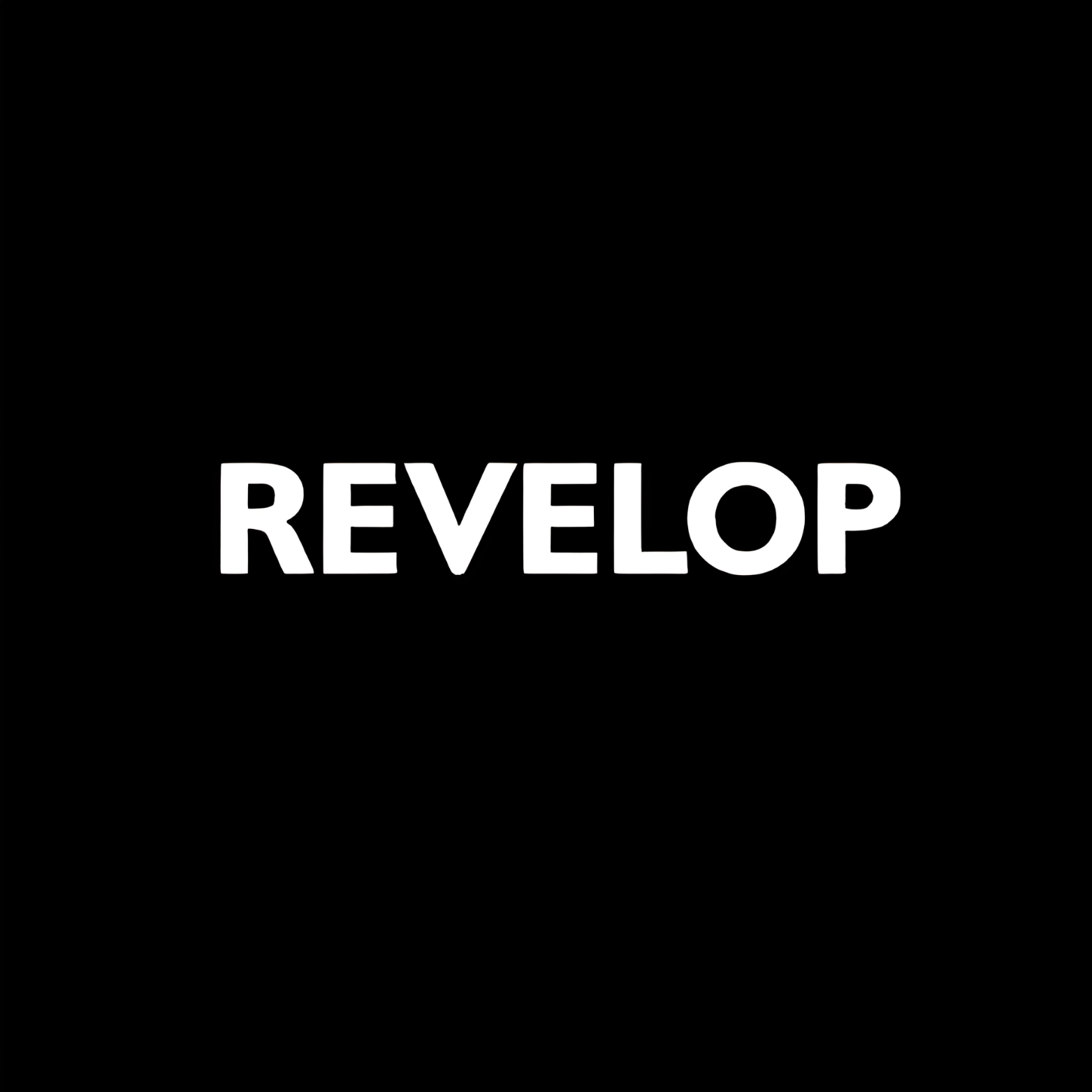 Black background with large white letters spelling "RELOOP" in the center.