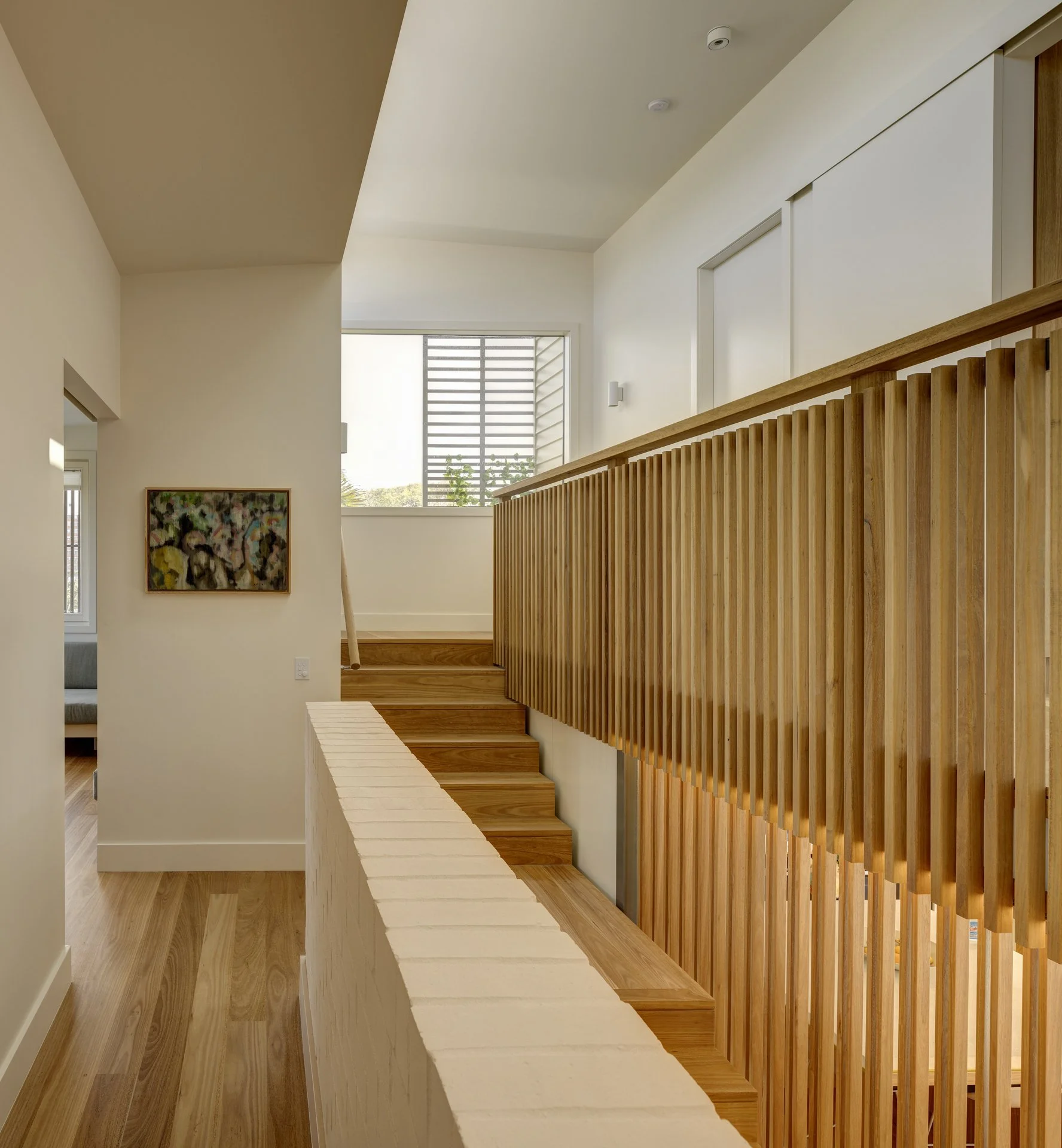 connecting staircase