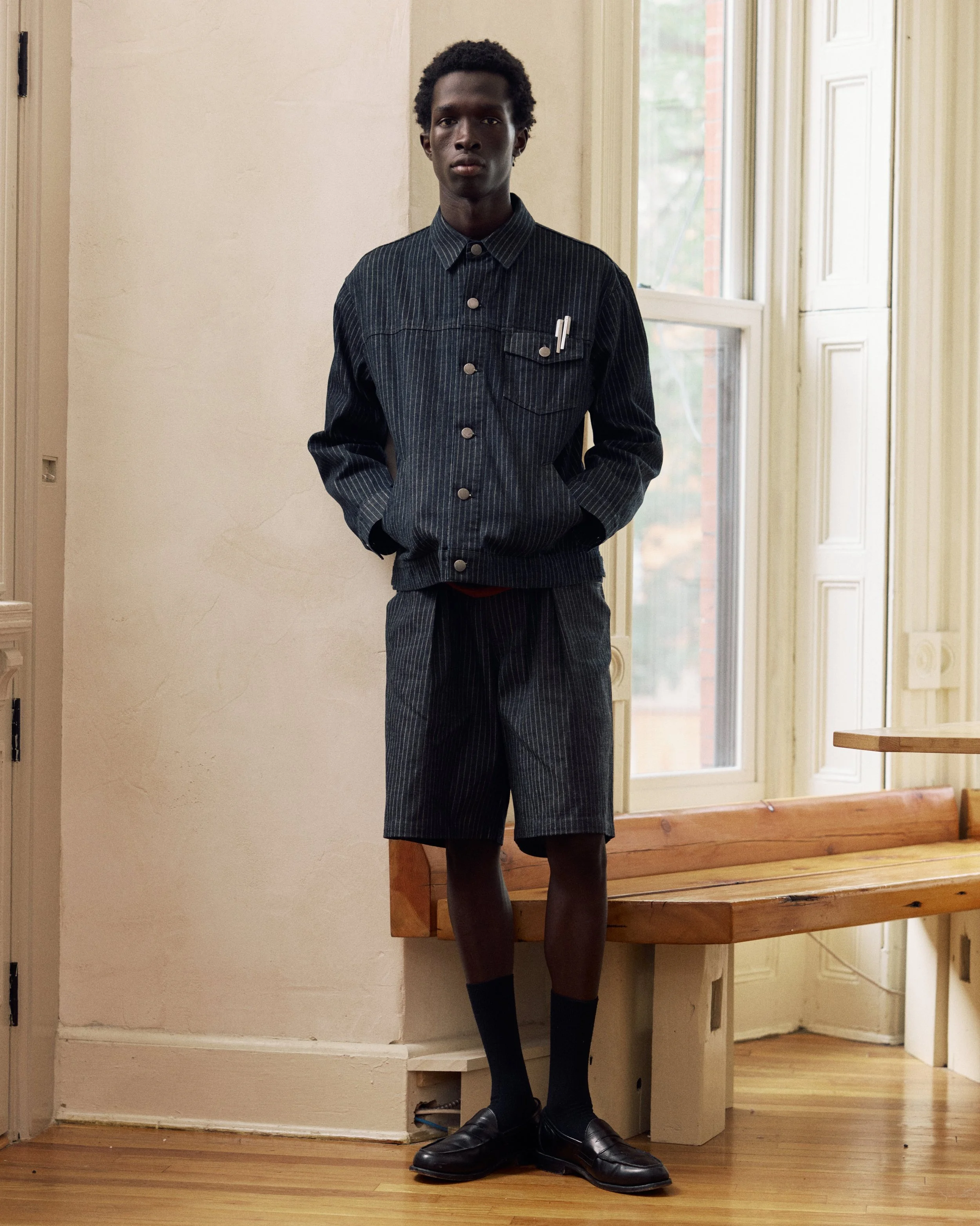 PINSTRIPE DENIM SET / 2025