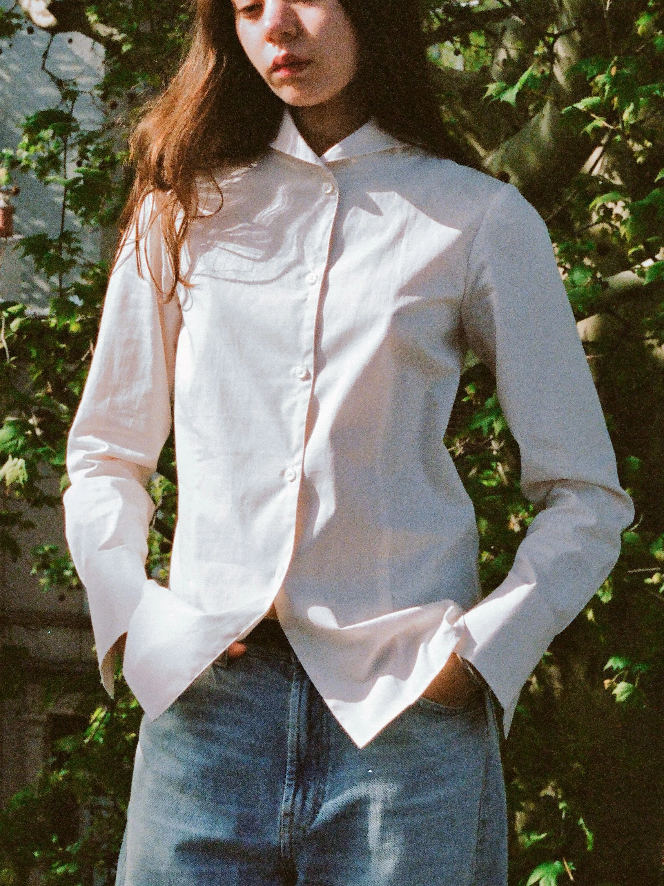 SHAWL COLLARED SHIRT