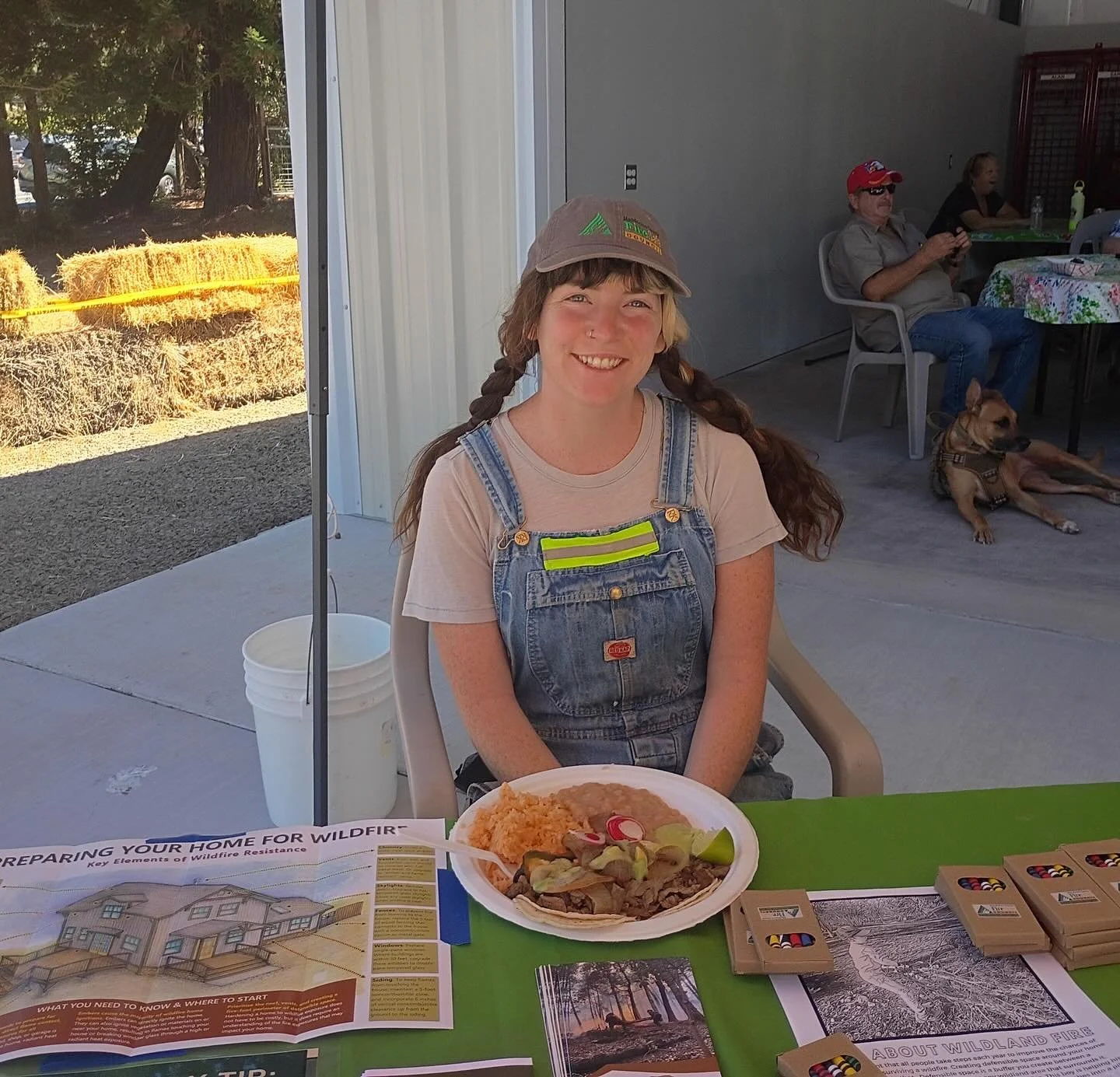 Our Community Outreach Coordinator, Eva King, tabled at the Yorkville Ice Cream social with resources in home hardening, defensible space, and our Reflect to Protect address sign program. Thanks to everyone who stopped by to learn, chat, and grab inf