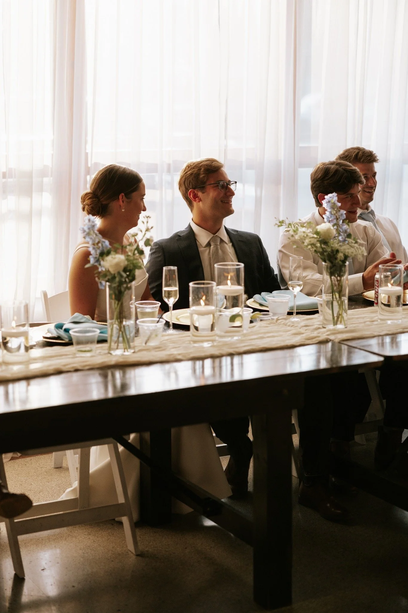 Wedding Tip: Eat your dinner.

It sounds simple, but so many couples are pulled in a hundred directions during the reception and never get to enjoy their meal.

Take 10 minutes, sit down together, and actually eat. It might be the only quiet moment y