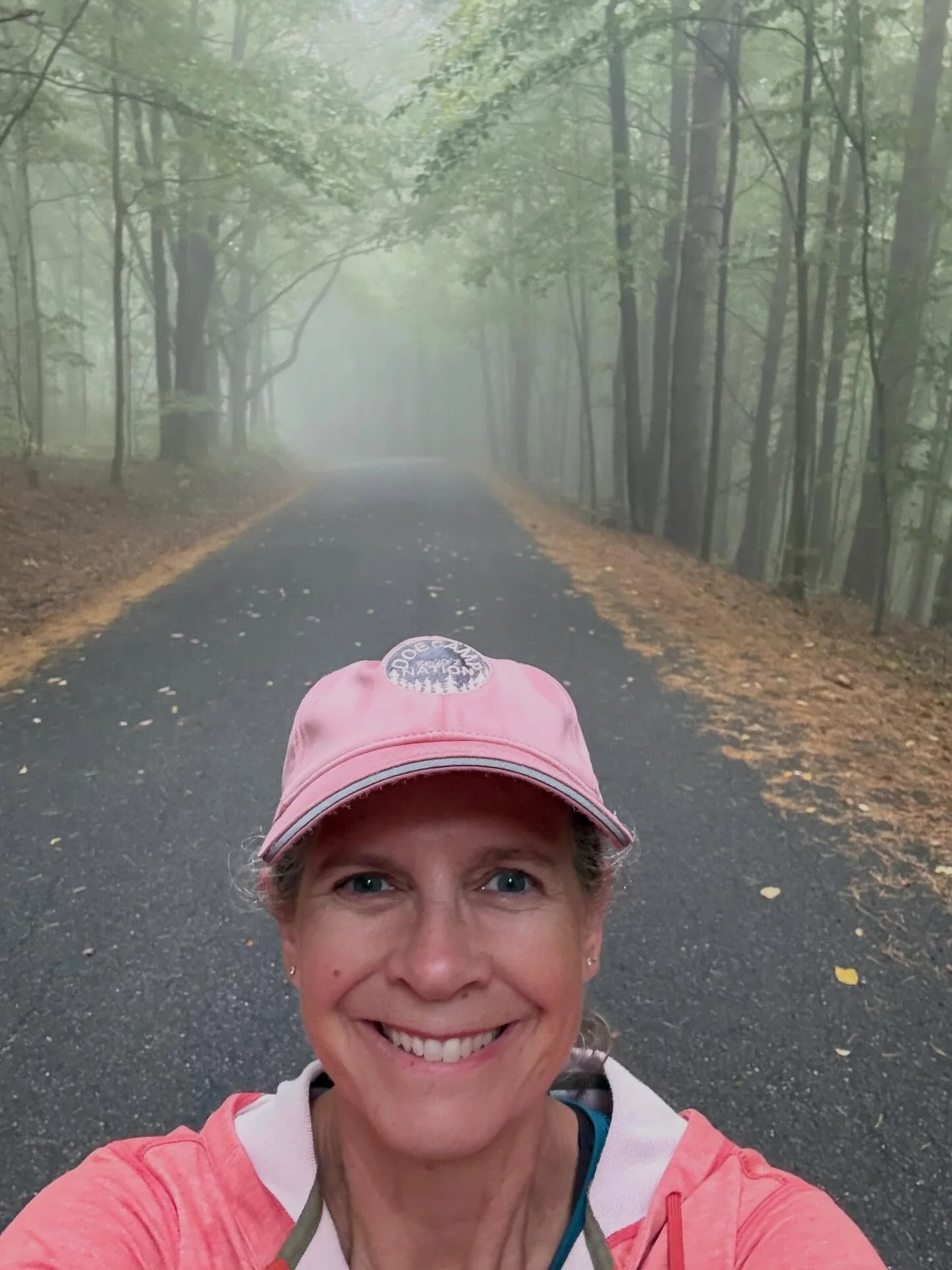 Quiet and foggy walk.