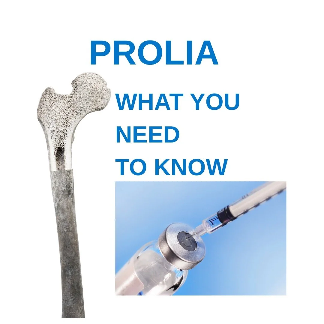 Medications and bone loss. I find they work best if you know all you can about them BEFORE you start.

No surprises. So be sure to ask:

👉 What happens when you stop?

This question is critical when you consider taking Prolia. 

I wrote a whole blog