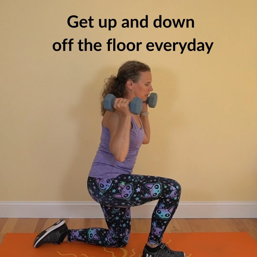 One of the strongest predictors of long-term independence?

Your ability to get up and down off the floor (without using your hands is even better). 

We lose this skill quietly &mdash; not because we&rsquo;re aging, but because we stop practicing.

