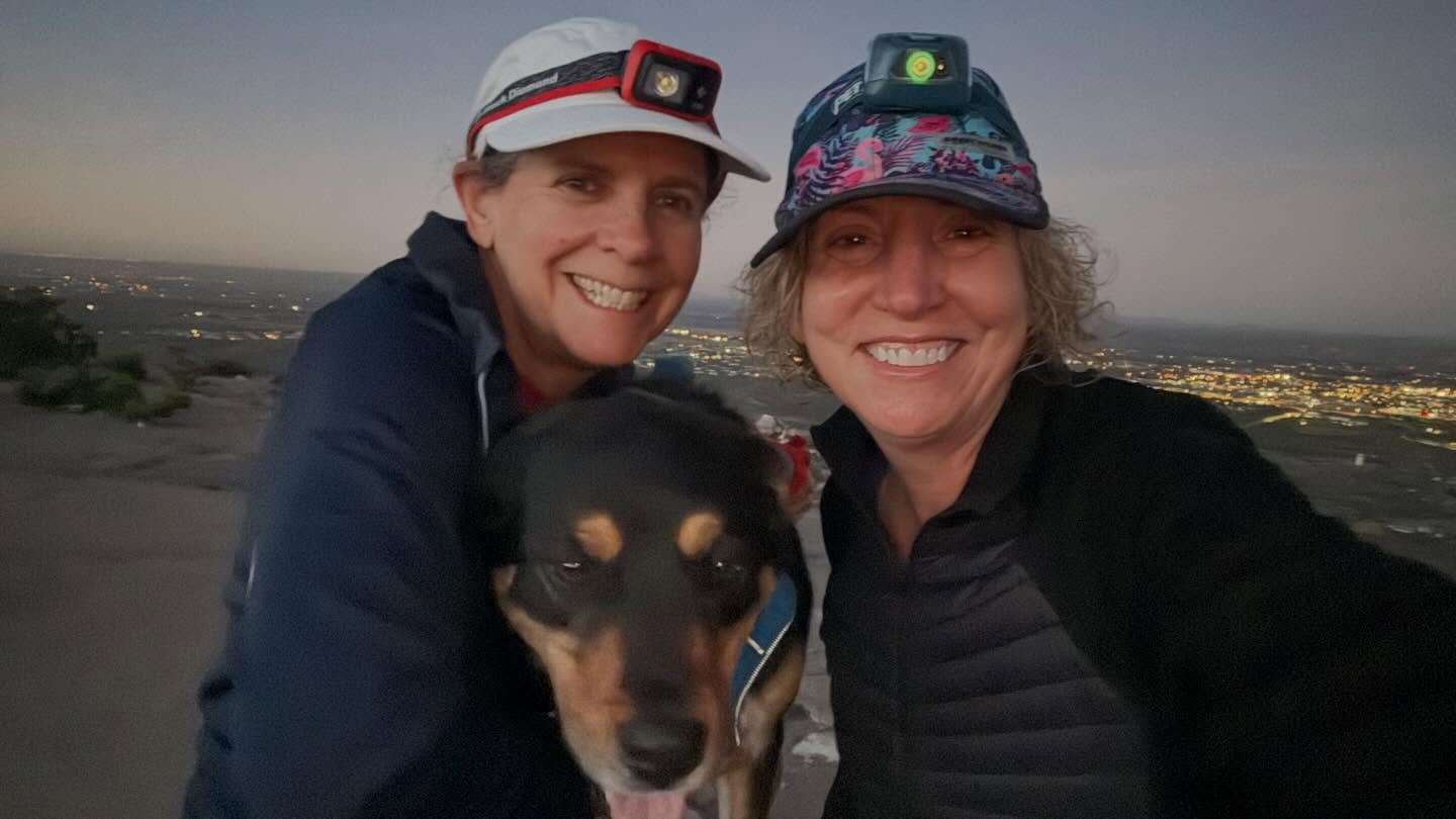 My favorite way to start the day, thank you @nmhikergal for letting me join you.
 
Loved seeing the sun come up and revealing the desert in bloom. 

Let's do this again🥾