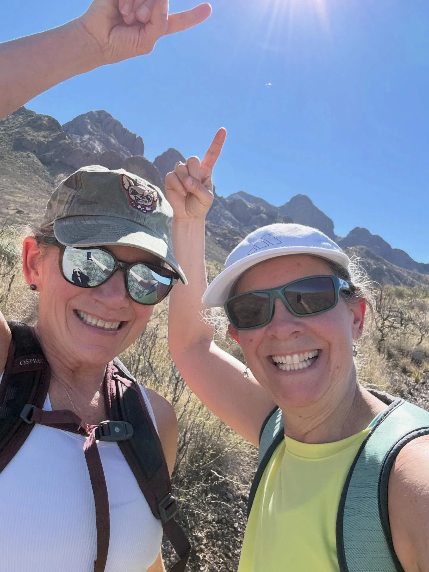 Shake out hike? We were enjoying the trail and talking, maybe didn't mean to go 6 miles. 🥾 

Packing water, electrolytes,  snacks, extra socks and  other supplies for our march tomorrow. 

Due to extreme heat, the entire route has been reduced to 15