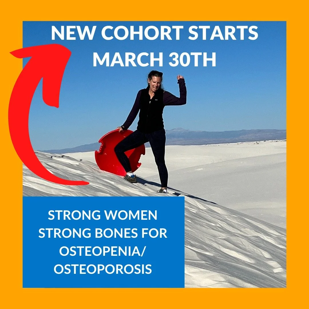 I am busy traveling back from New Mexico after an amazing 5 days hiking and socializing, but now it is time to get back to my regular routine and bring in some new people!

I only open enrollment to my live classes one or two times a year now. I don'