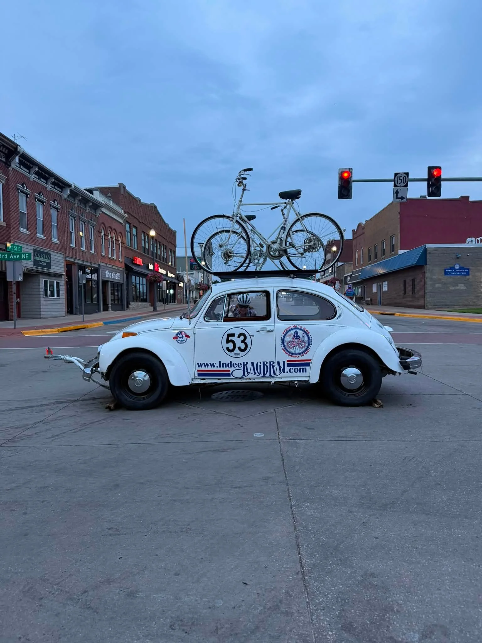 I finished day six of RAGBRAI 2026 with Valerie Castle this afternoon. 

We had another incredible day going from ￼Independence IA to Dyersville, which most of you will know more commonly as the home to the movie Field of dreams. 

I have meant to po