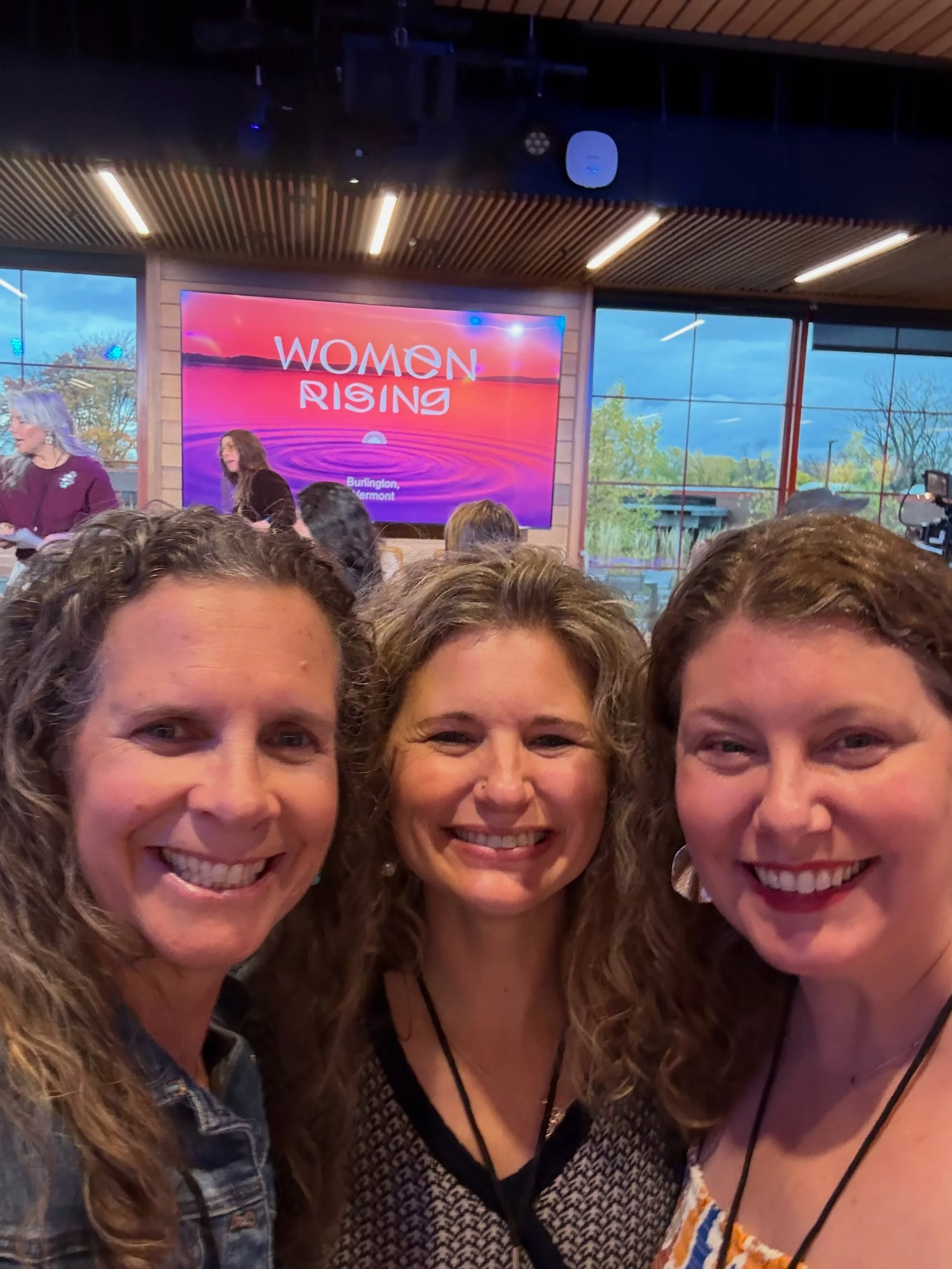 Thanks to these two amazing women who presented with me  @womenrising.live .  We shared some great information with over 50 women in our breakout session. 

I am happy to know you Kimberly @greenmountainmenopause and Bethany @wellnesscollectivevt . 
