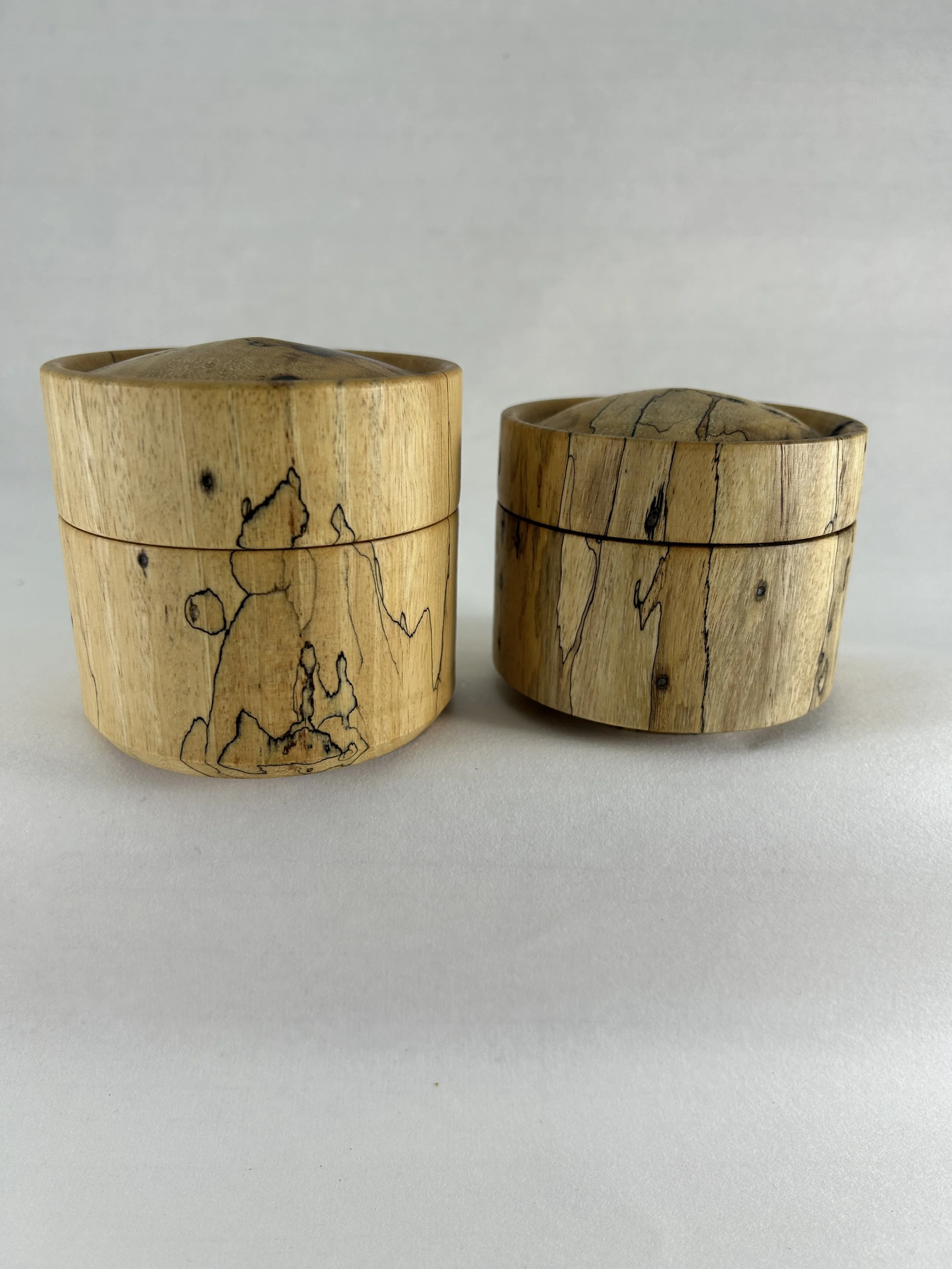 Spalted tamarind lidded box
