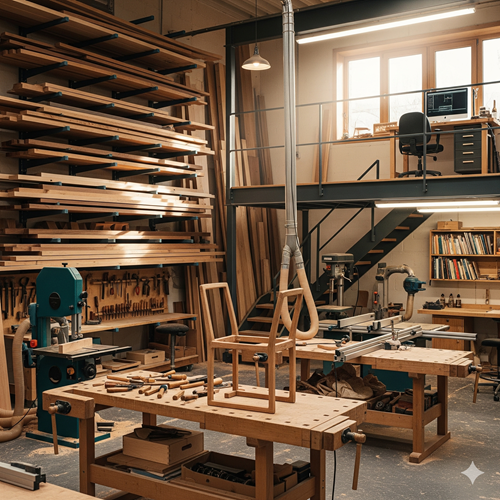 Elevate Your Craft: How a Mezzanine Can Transform Your Woodworking Shop 🪵