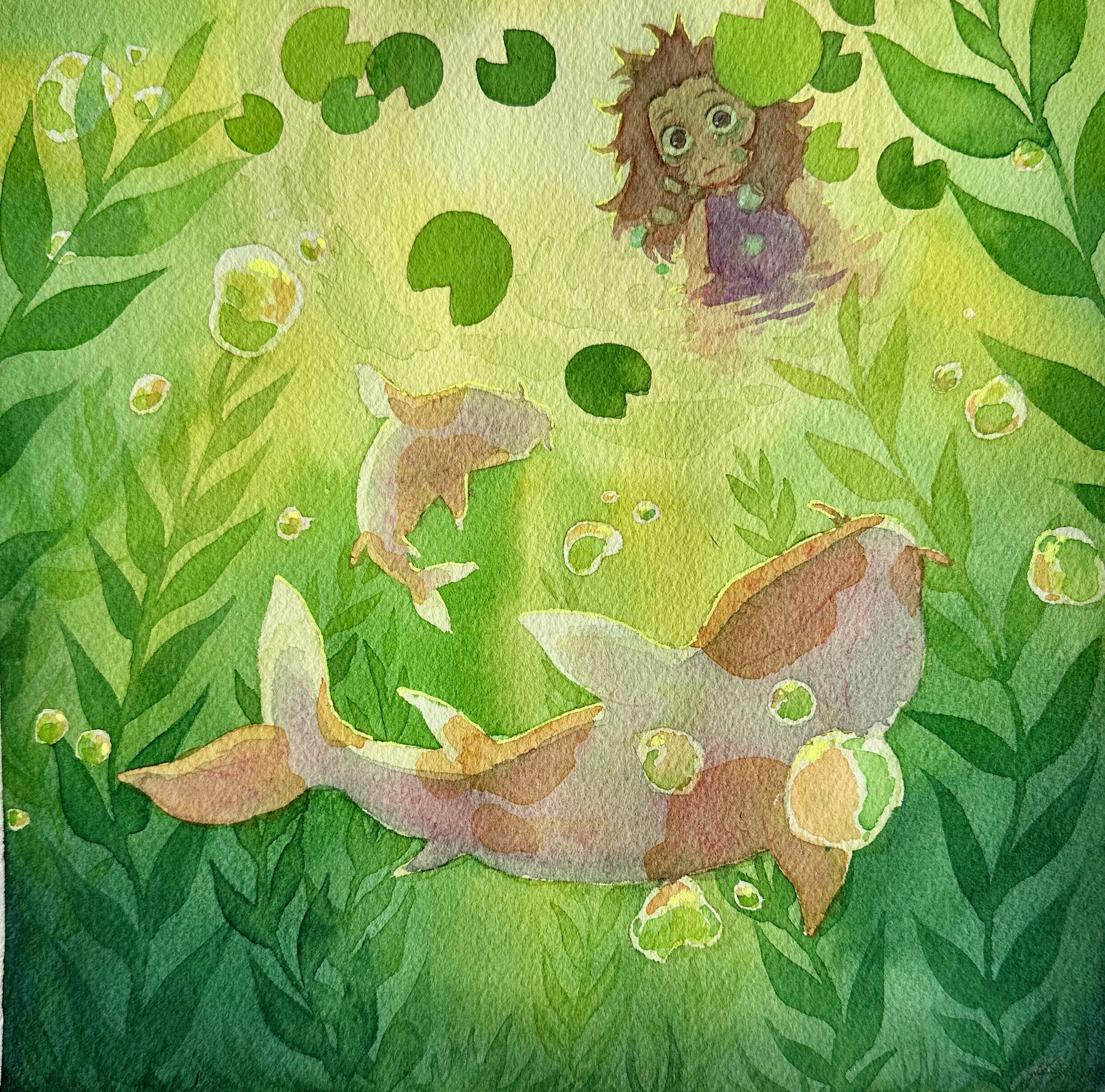 Down Below
Watercolor
7" x 10"