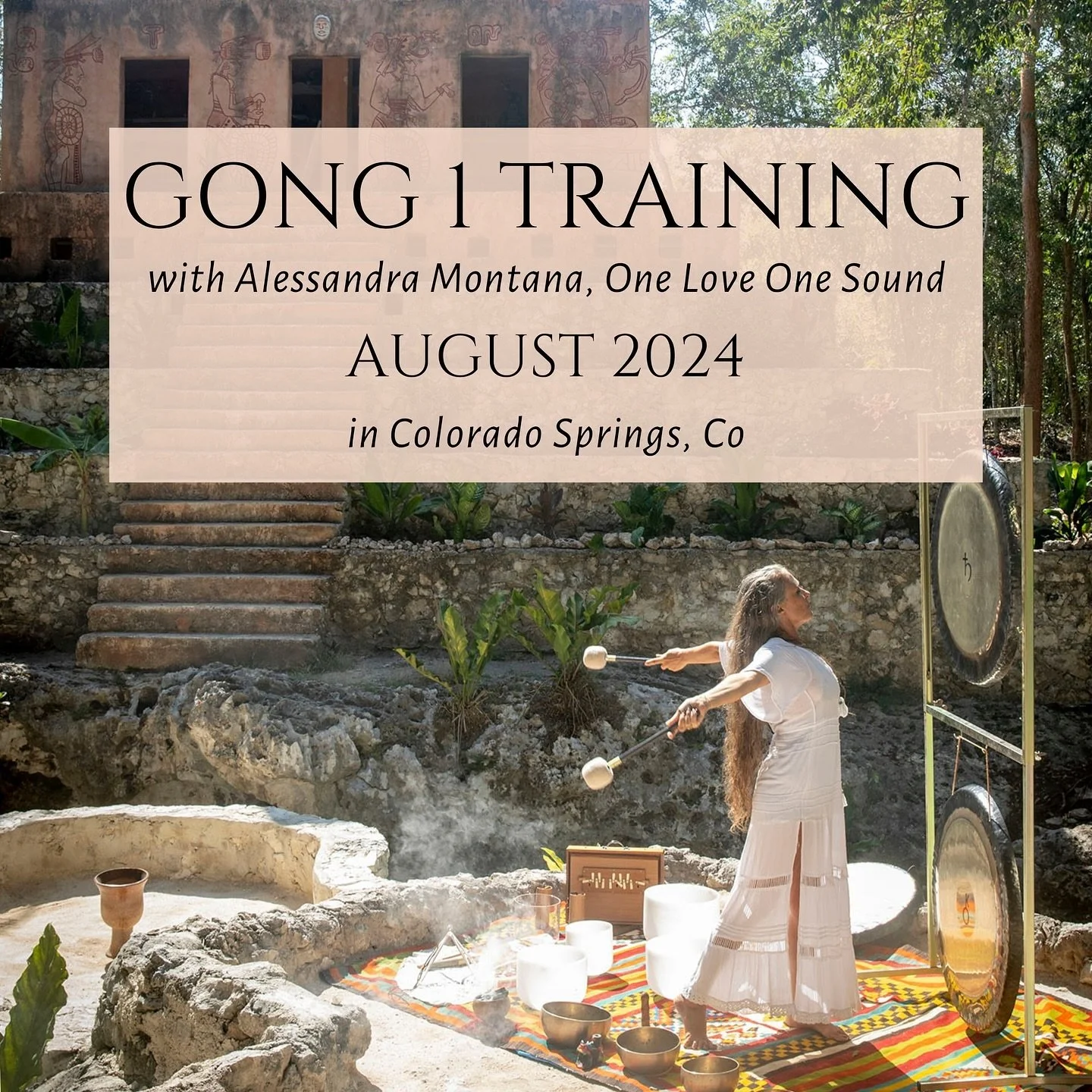 Colorado sound healers, we are in for a treat!!! 

Join us for a 4-day Gong Initiation Training taught by Alessandra Montana, @oneloveonesound ✨

4-spots per training:
Aug. 12-14, 2024
OR
Aug. 19-22, 2024 

Explore all the info + registry here/ link 