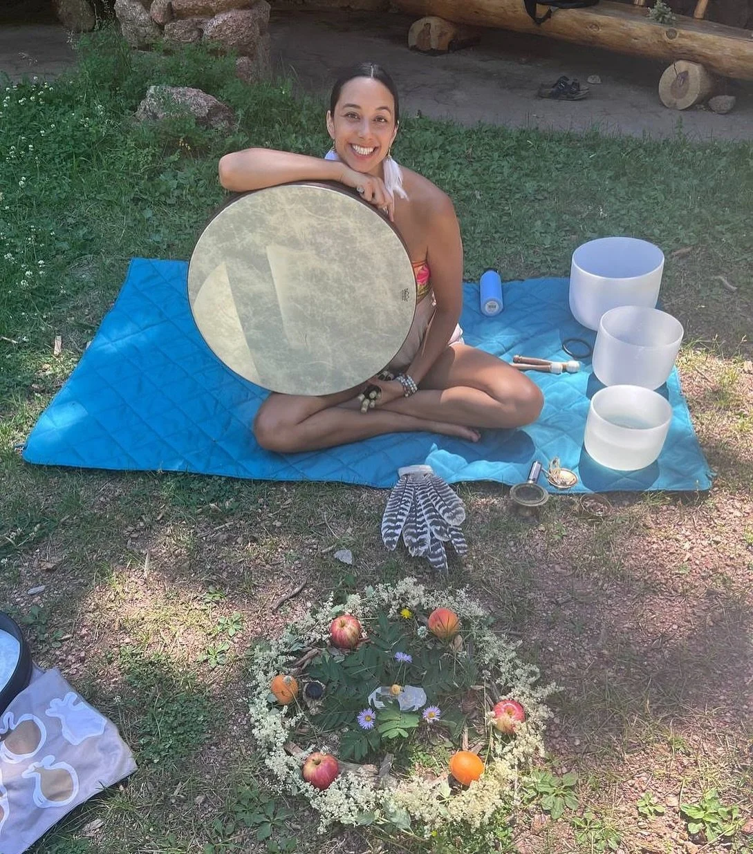 Hello :) I&rsquo;m Nina, and one of my &ldquo;job titles&rdquo; is ceremonialist. 

This walk and way of life is quite natural, and brings me great joy and fulfillment to cultivate sacred spaces and immersive, transformative experiences. 

From child