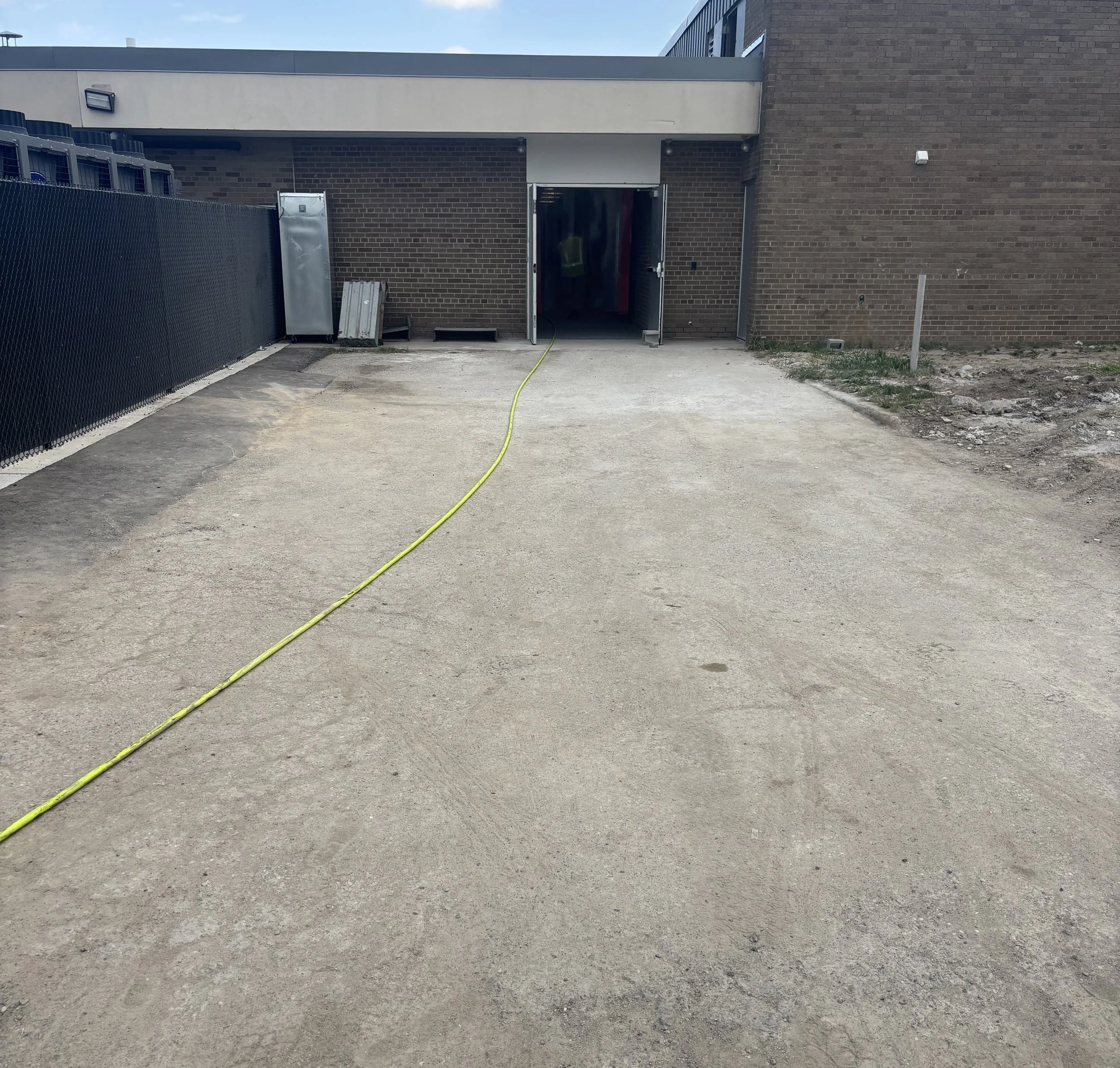 Power Washing in Post Construction Clean-Up