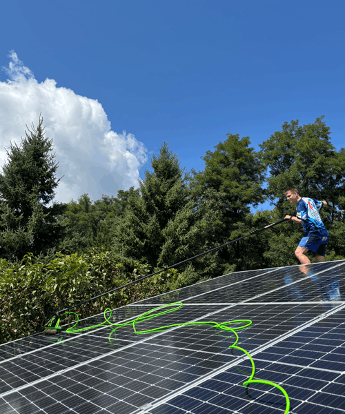 Lansing Precision Power-Wash is now offering solar panel cleaning!