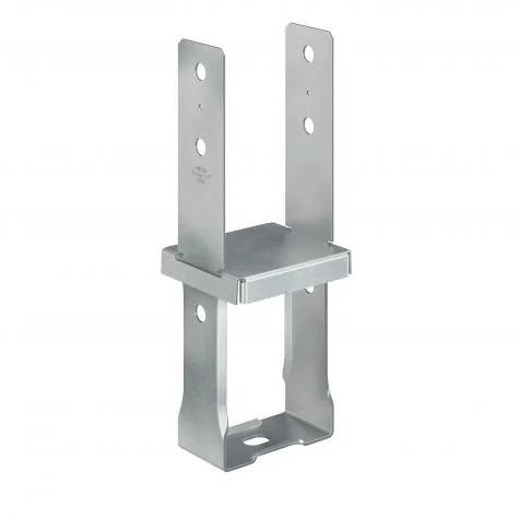Metal mounting bracket with multiple holes for fasteners