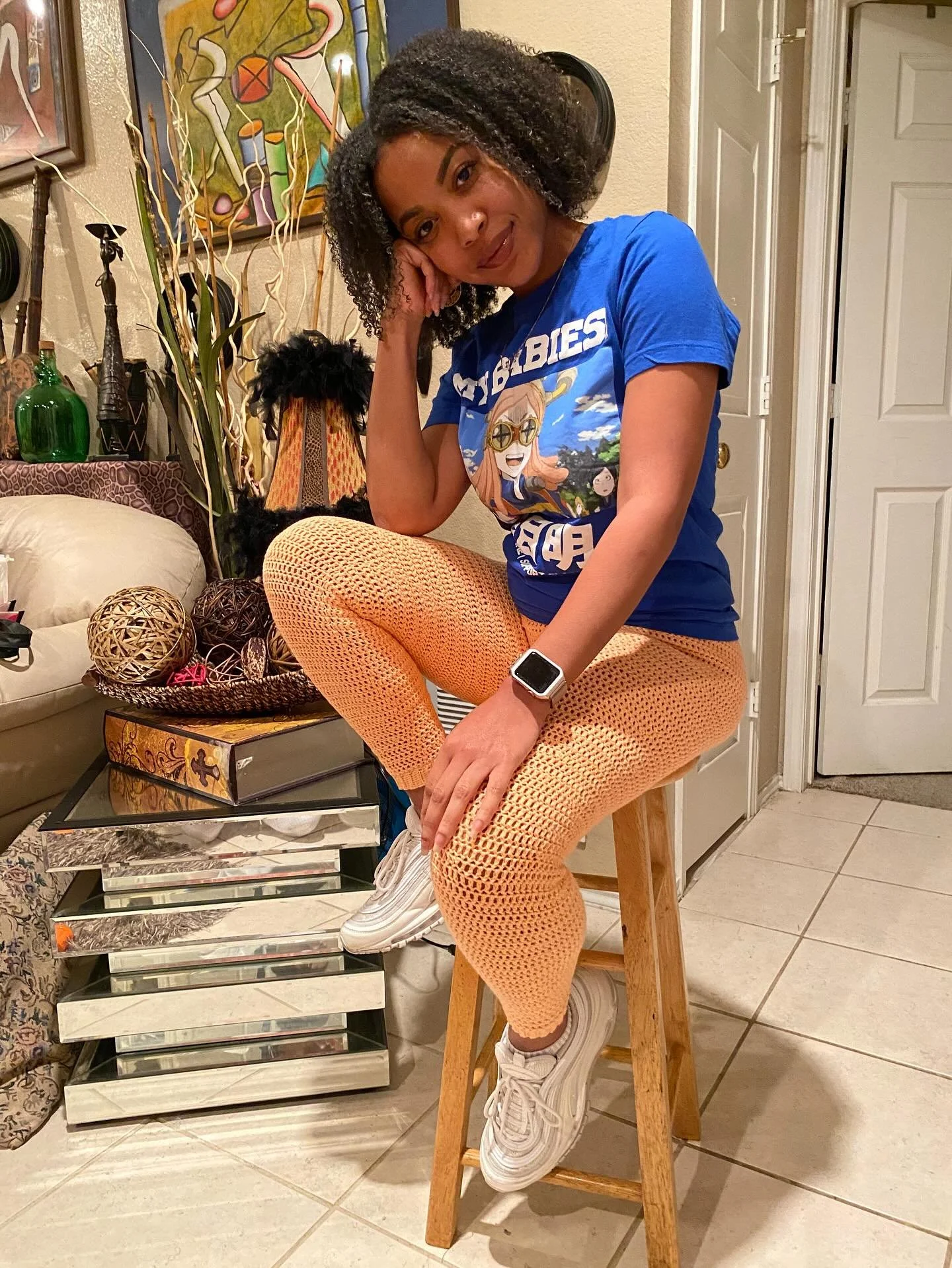 Fun fact: These pants are a result of me trying to make the ArtFit Shorty Shorts! This was attempt #2. 

I focused and fell in love with making crochet bottoms (pants, skirts, and shorts) because I felt tops were too hard to make. I still feel like t