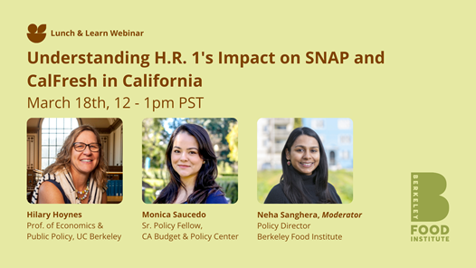 Understanding H.R. 1's Impact on SNAP and CalFresh in California