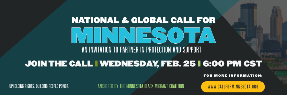 National & Global Call for Minnesota