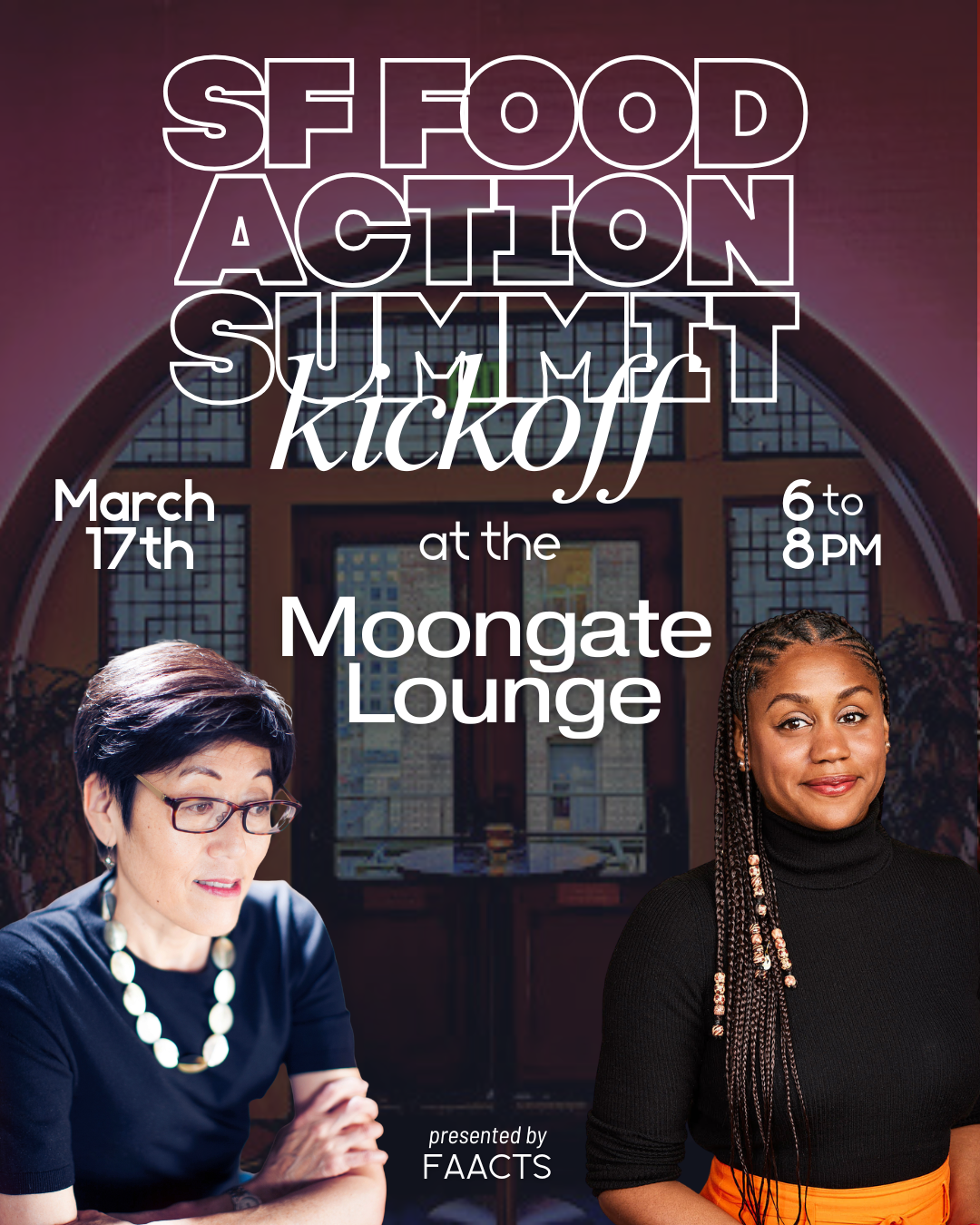 FAACTS Summit Kickoff Event at Moongate Lounge