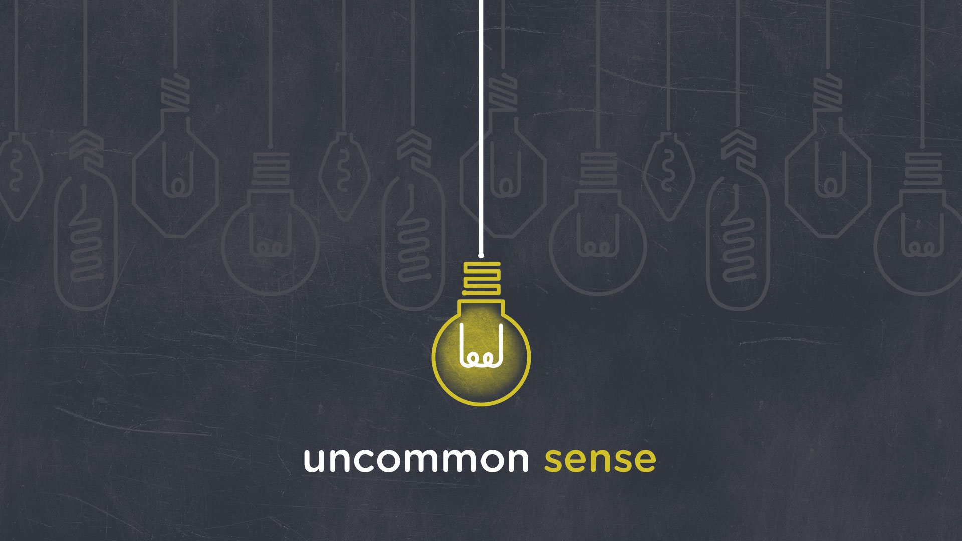 Uncommon Sense: Judge Not
