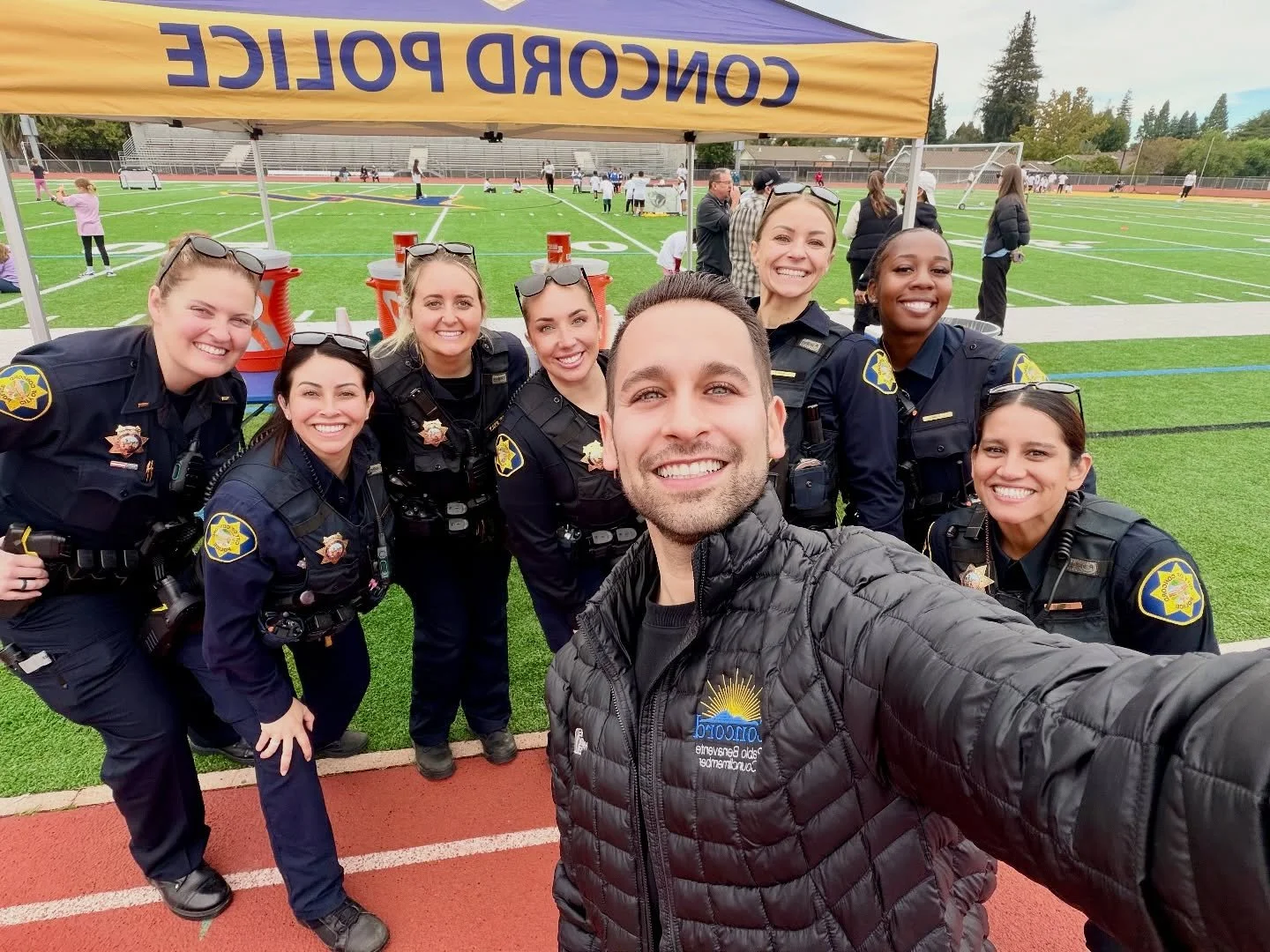  Soccer with the Squad with the  Concord Police Department  