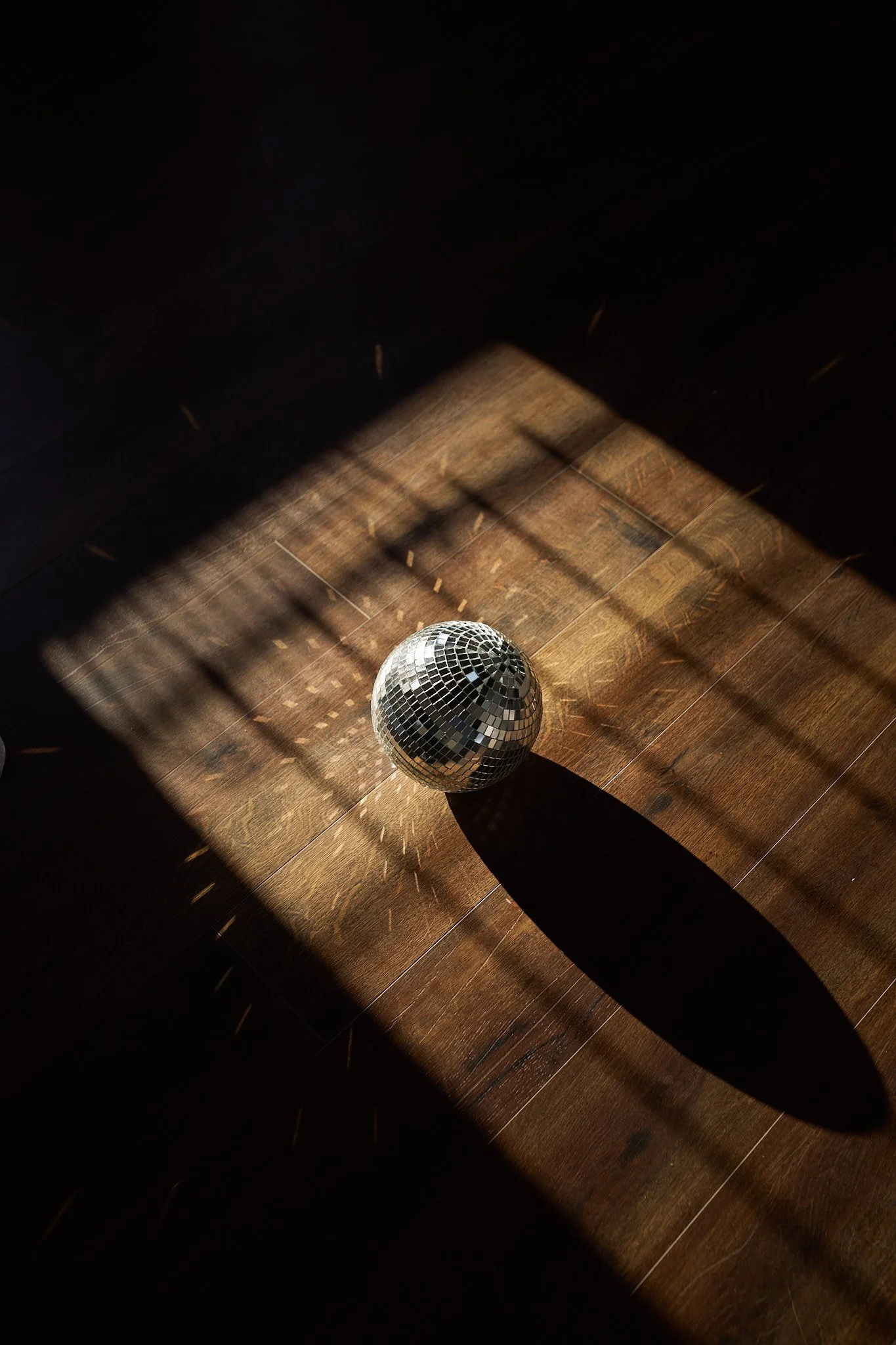 the-space-oc-studio-3-disco-ball-sunlight-hardwood-floor-studio-orange-county.jpg