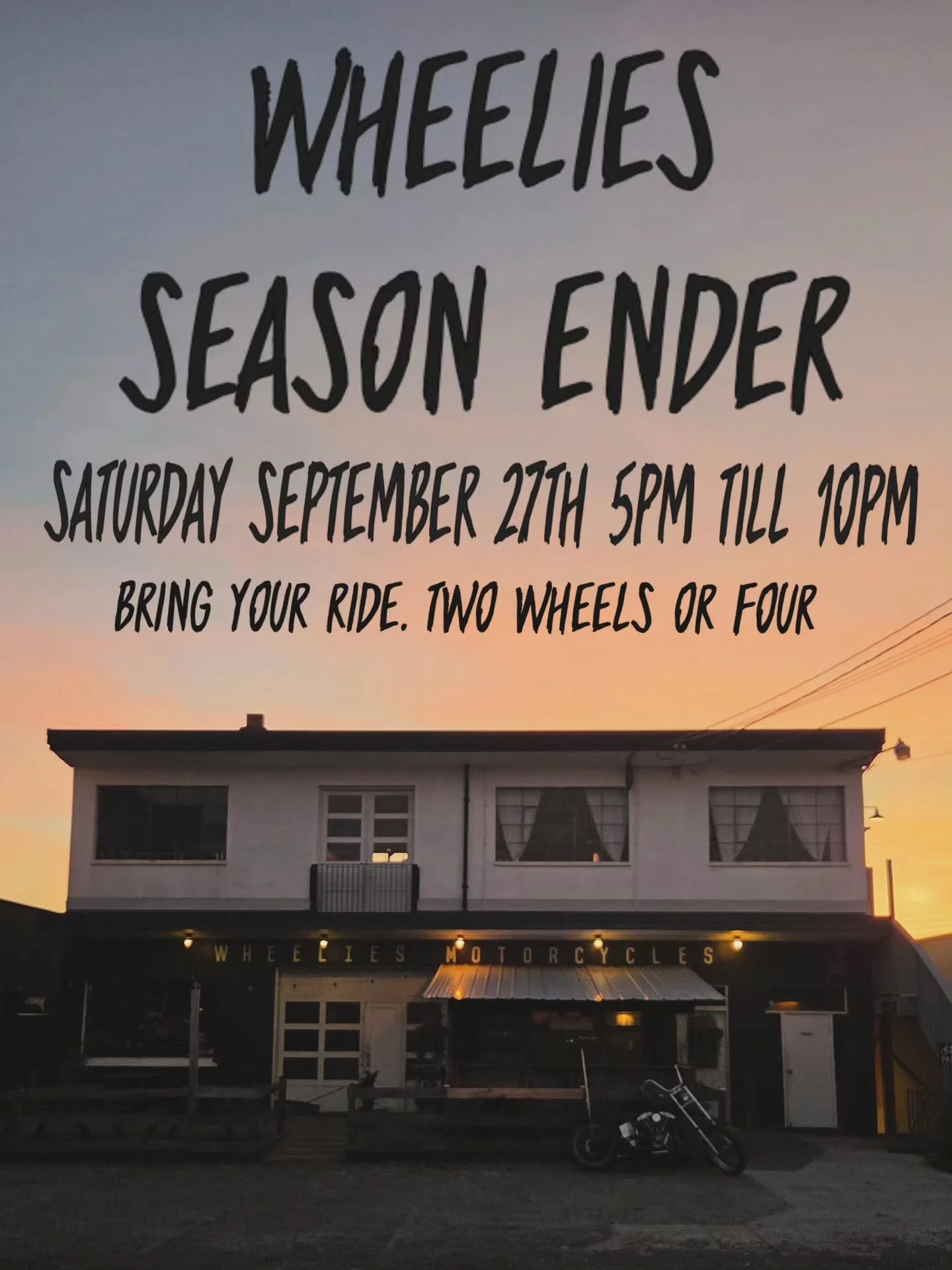 Well, its been one heck of a summer...maybe one of the best yet. To celebrate we are open late this Saturday for everyone to come down and close out the cruisin season. Smoker will be going. Lets send off summer the Rock Bay way.