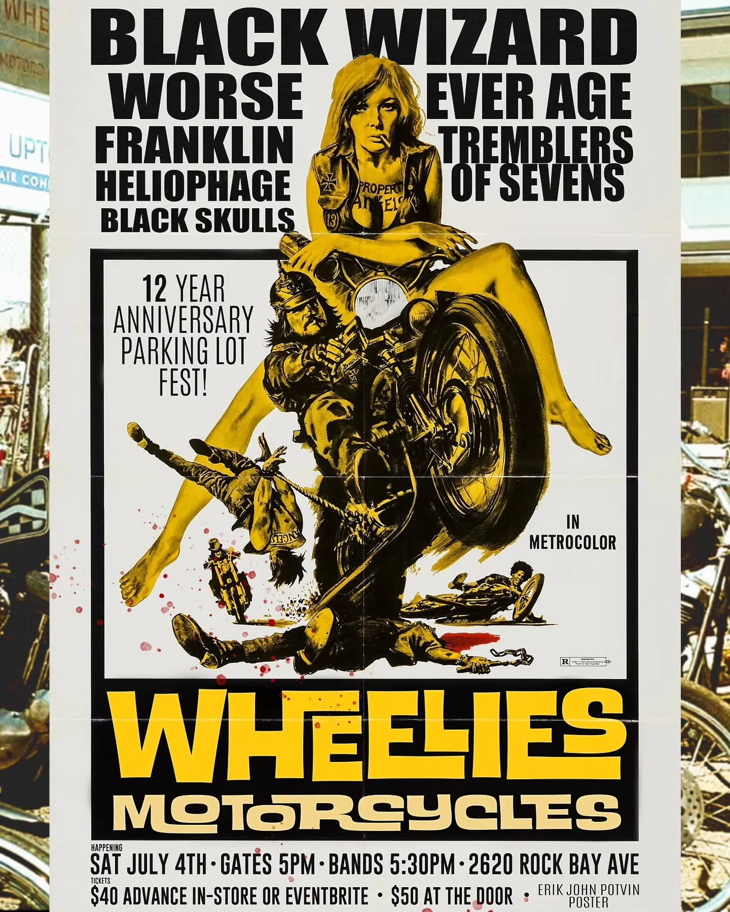 EVERYONES FAVOURITE WEEKEND OF THE YEAR IS BACK WITH ITS 12TH INSTALLMENT! WE HAVE OUR GOOD BUDS @blackwizboys COMING TO RIP THE PARKING LOT ALONG WITH AN ABSOLUTELY STACKED LINEUP OF BANDS SUPPORTING! WE CANT WAIT TO PARTY WITH YOU! TICKETS WILL BE 