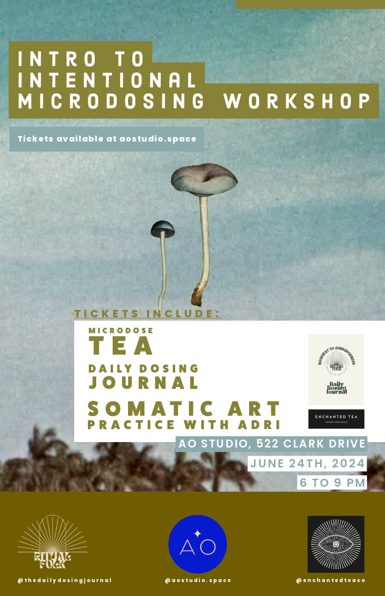 Intentional Microdosing and Somatic Painting Workshop