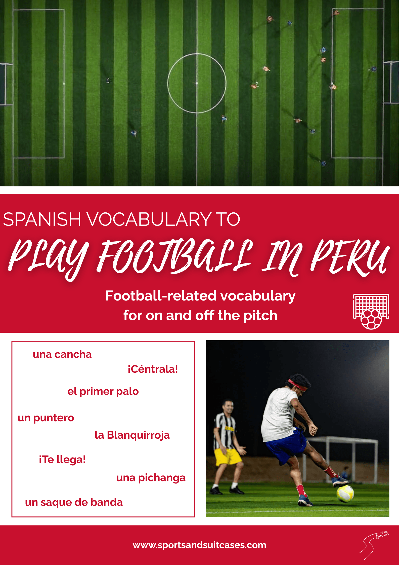 Spanish vocabulary for playing football in Peru: Sports and Suitcases featured blog image