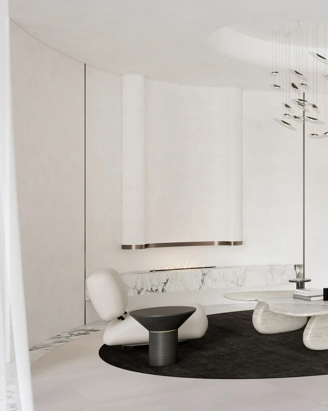 Promenade Penthouse — refined curves, soft tones, and quiet luxury. ๐ค
Interior design @nazdesignstudio.au 
Architecture @viclakearchitects 
Build @vistabuild 
#PromenadePenthouse #NazDesignStudio #ModernInteriors #PenthouseDesign #InteriorIn