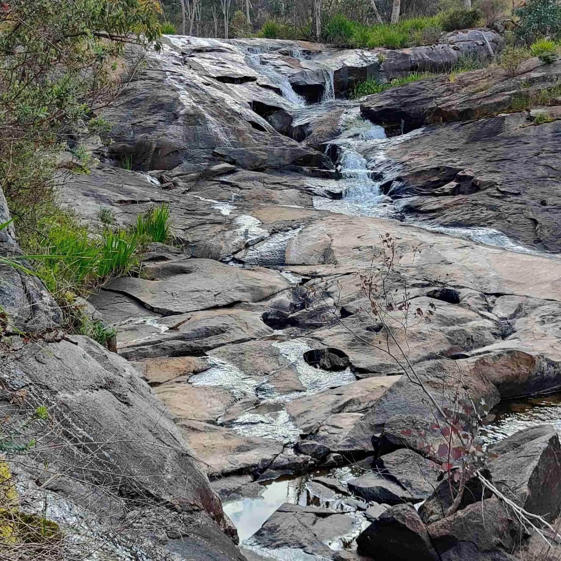 The Eagle View Walk Passes by this peaceful cascade in John Forrest National Park