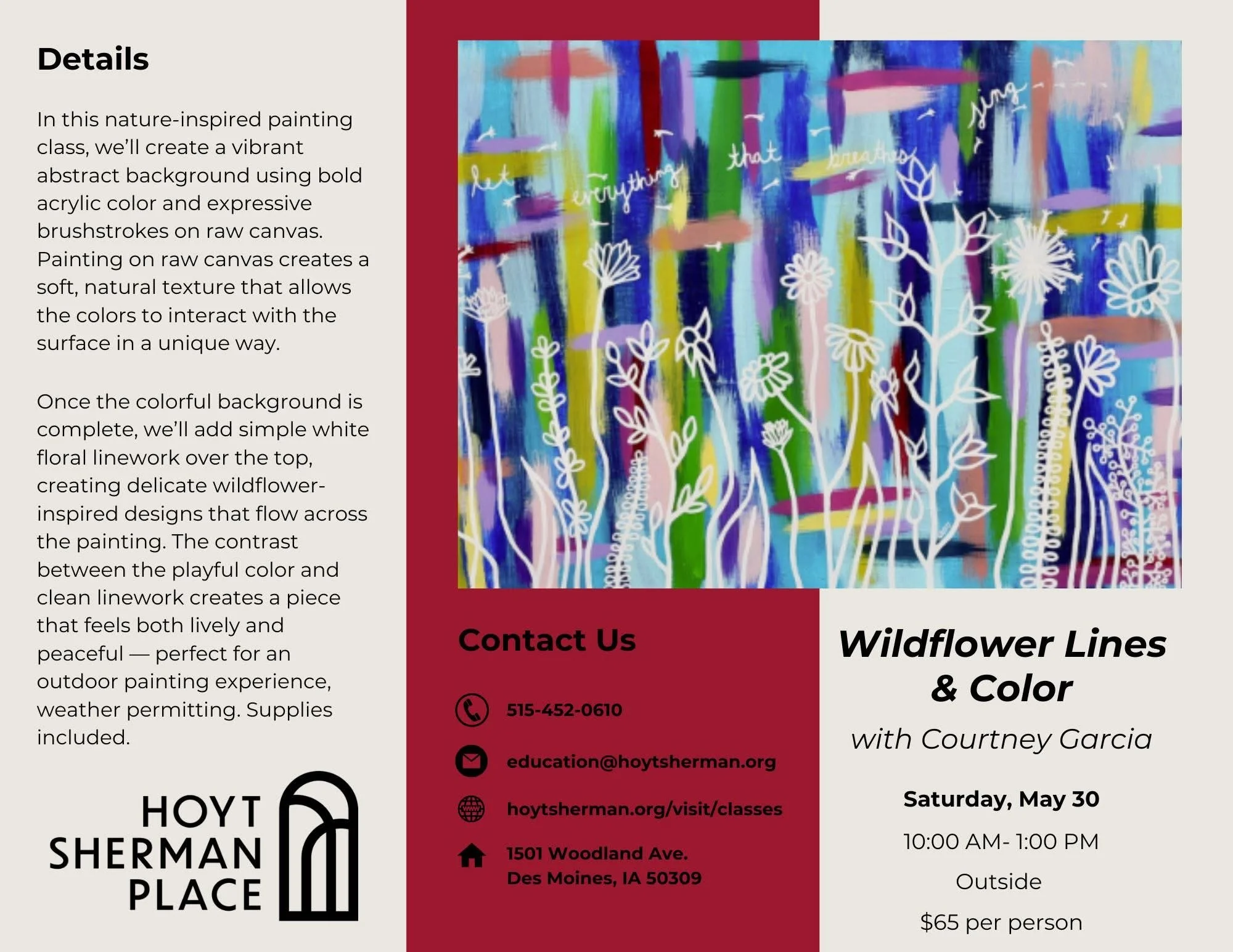 CLASS: Wildflower Lines & Color