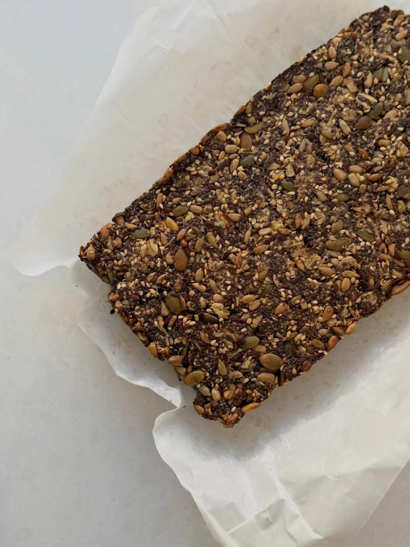 Super Seeded Loaf 🍞 

A whole nutrient dense loaf, packed with fibre, healthy fats and essential minerals supporting gut health, hormone balance and immune function. 

Enjoy with avocado, eggs or nut butter. Alongside soup, salad or slow cooker meal
