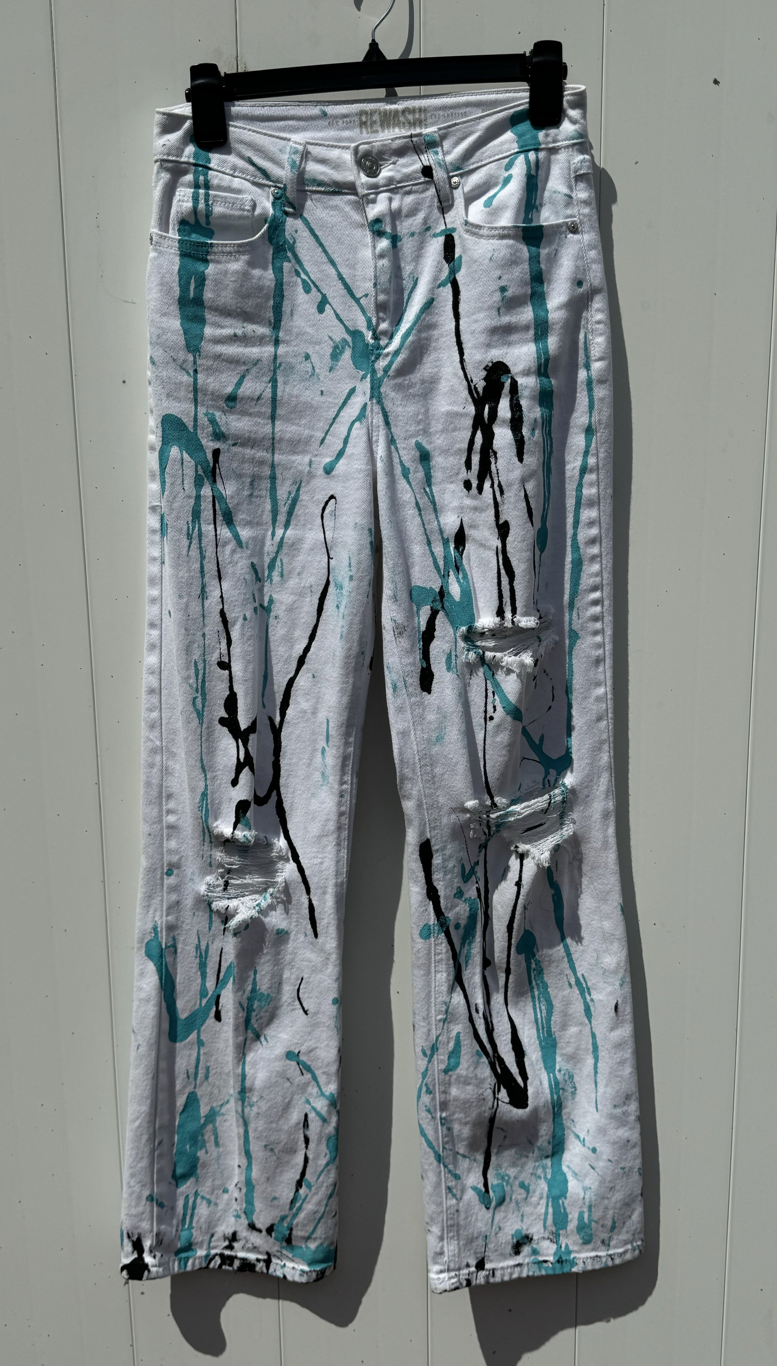 Hand Painted Jeans