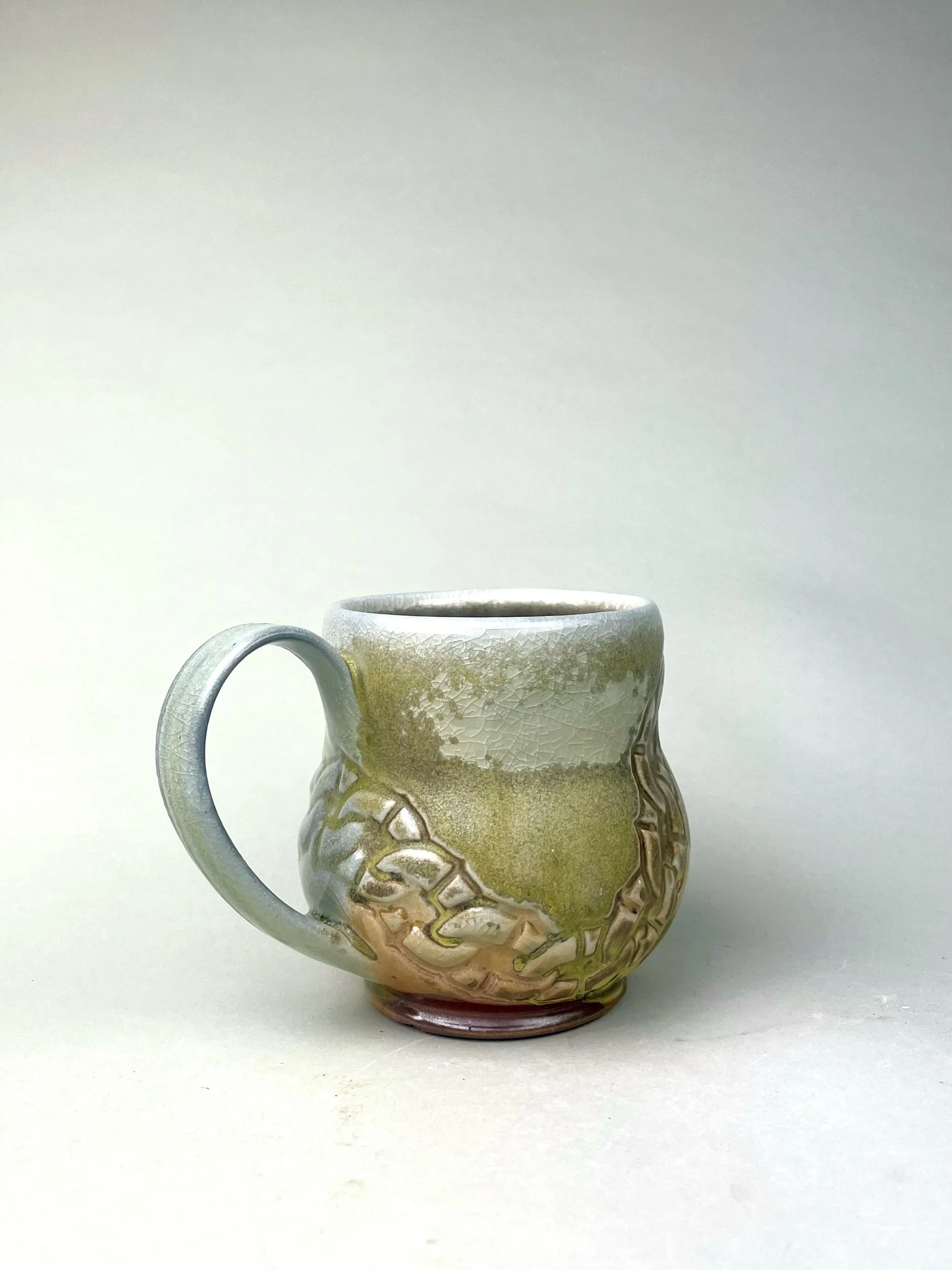Chain Mug 09, Wood Fired