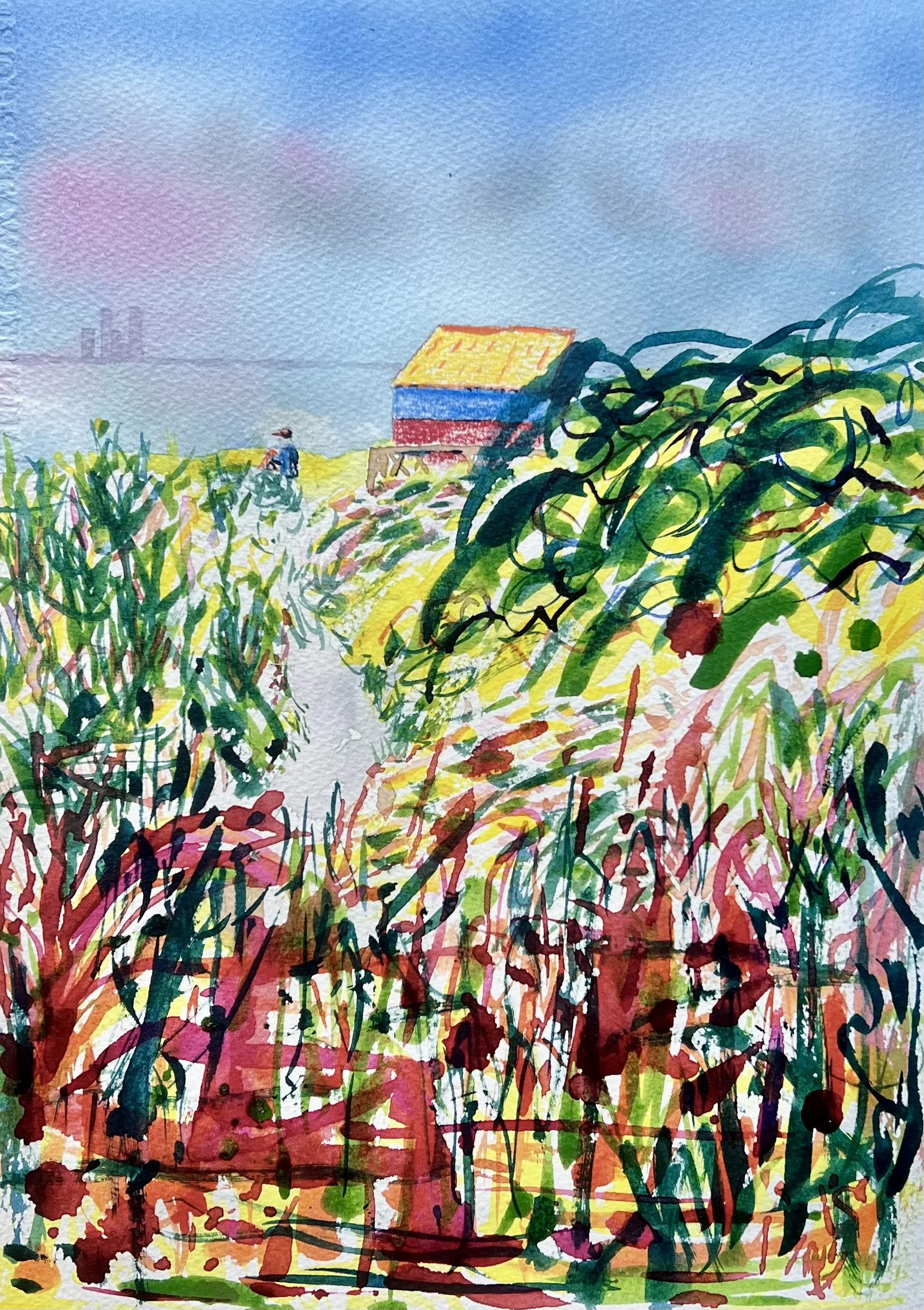 Walking down the beach 2