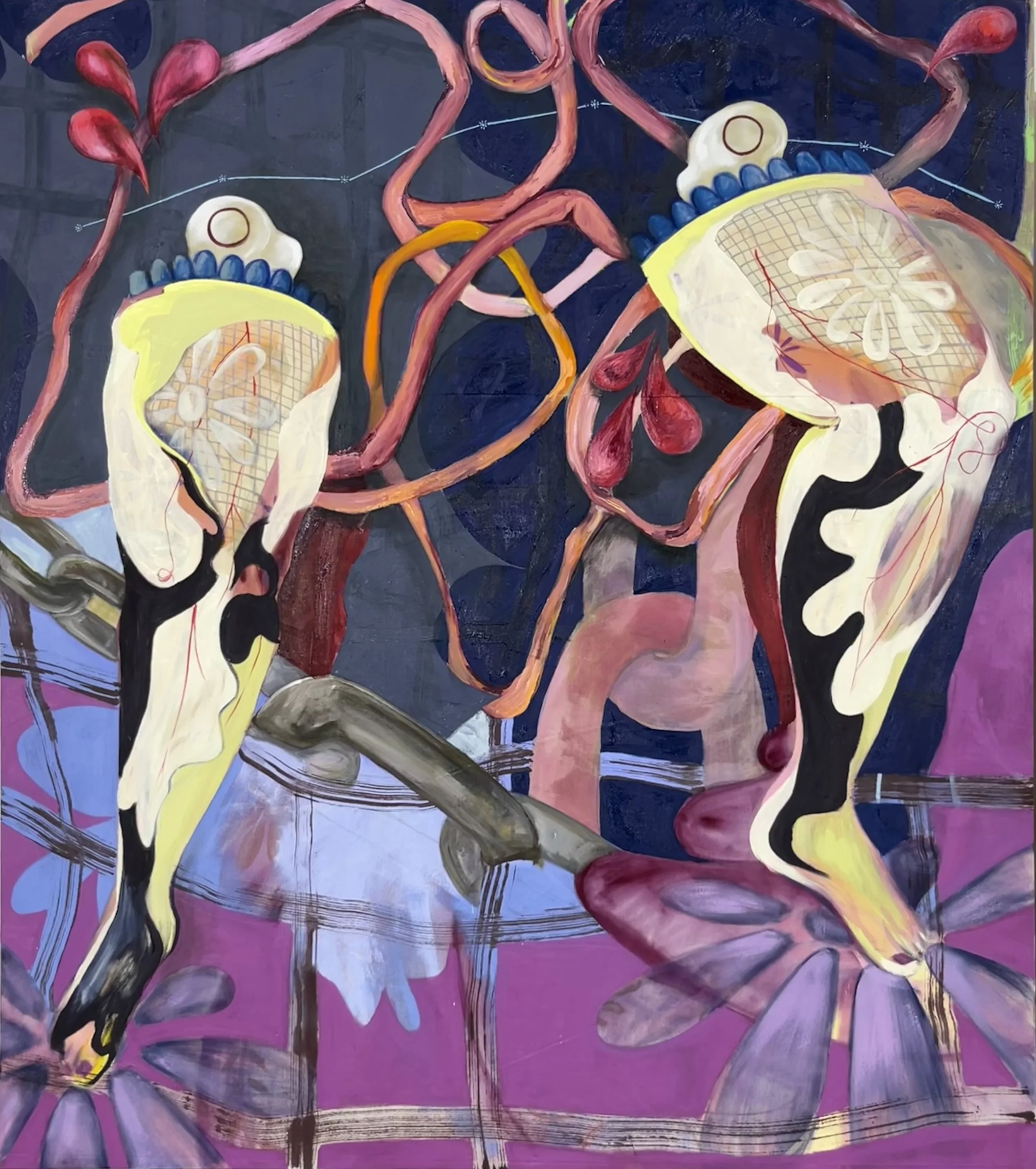 untitled, oil on manta, 60 x 54 in, 2026