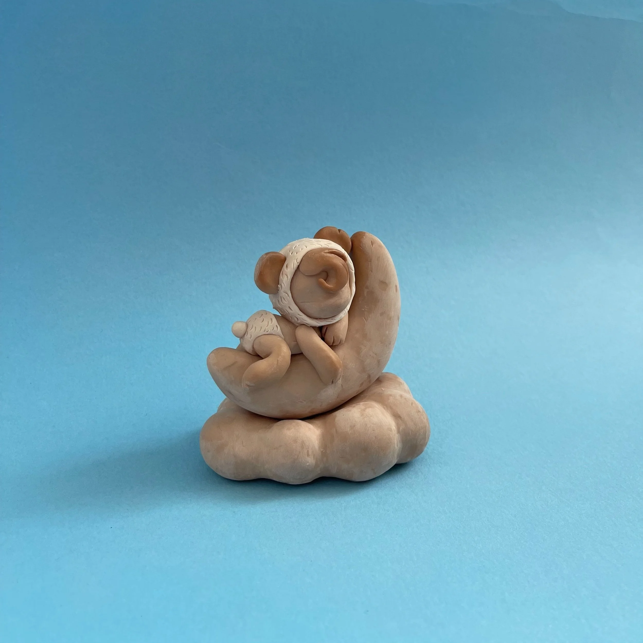 Year One - Hand sculpted art toy for my son's first birthday