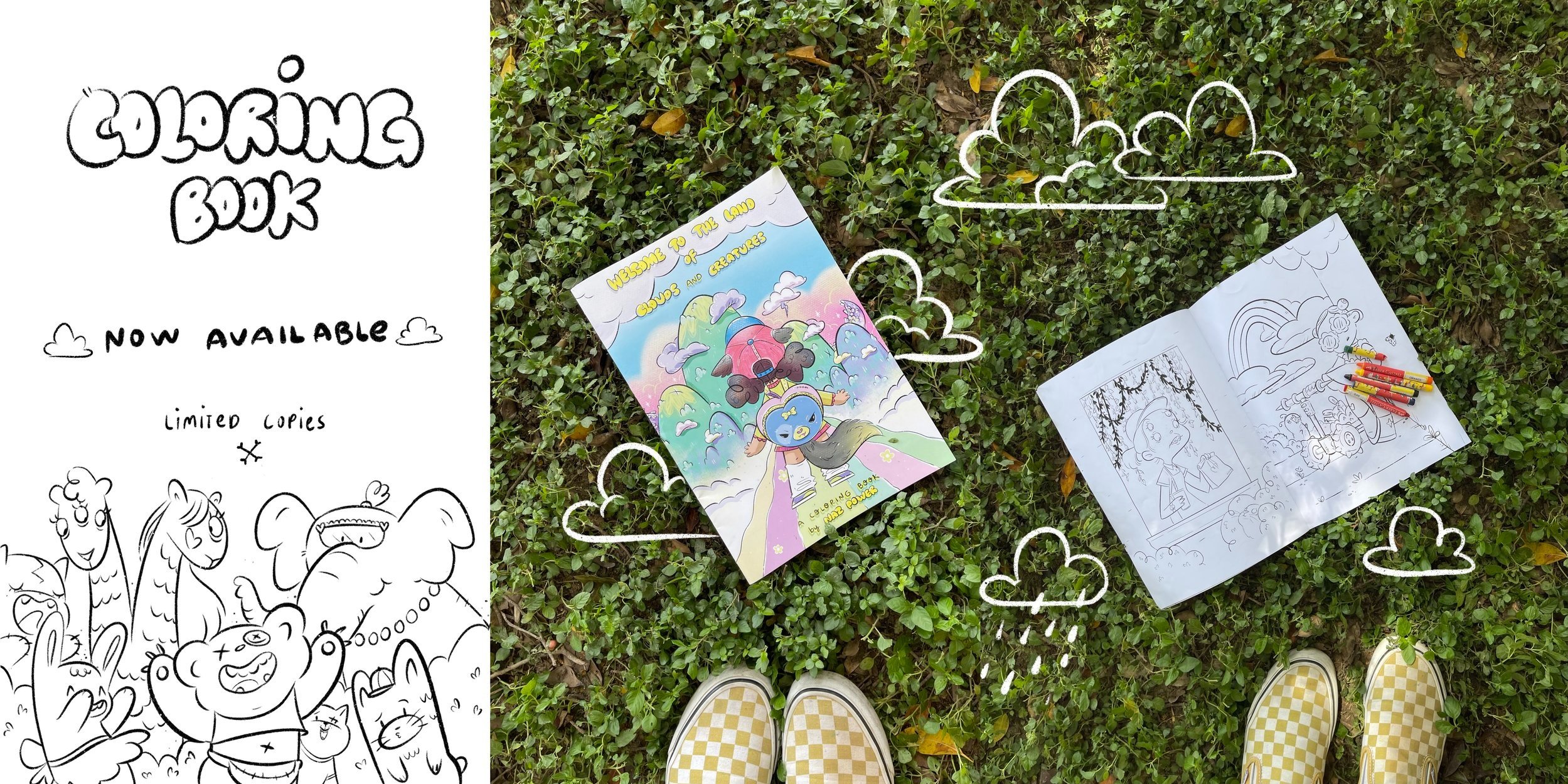 My First Colouring Book - A selection of my favourite illustrations in a colouring book
