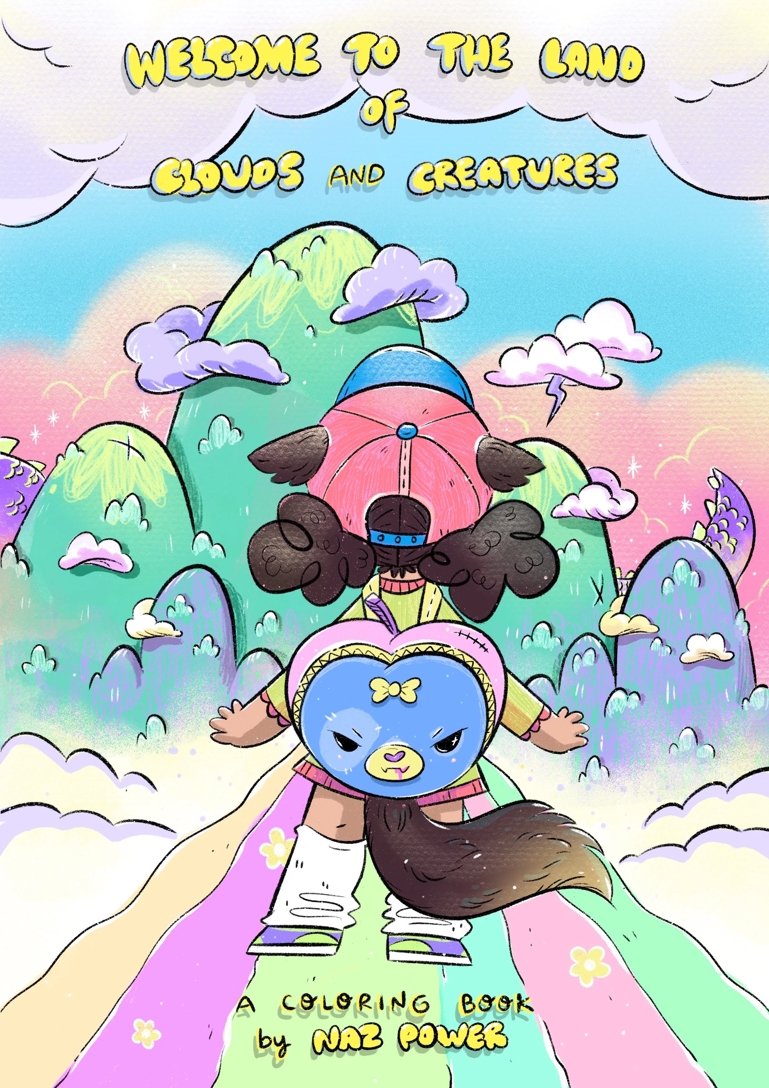 My first Colouring Book (Cover) - A selection of my favourite illustrations in a colouring book