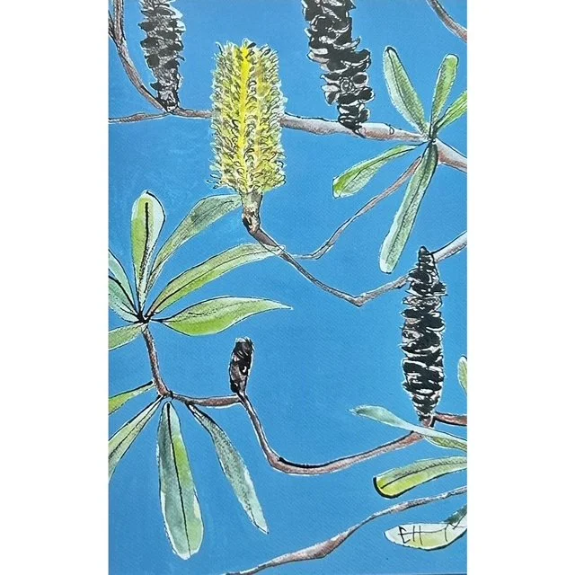Banksia Sky Art Card