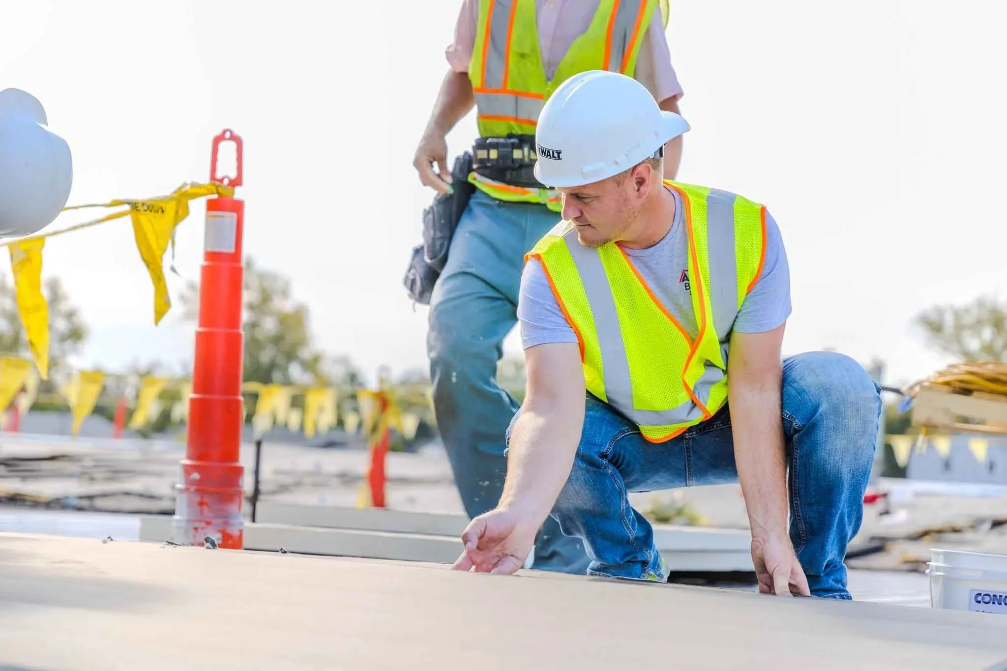 Commercial roofing marketing for contractors restoring a flat roof