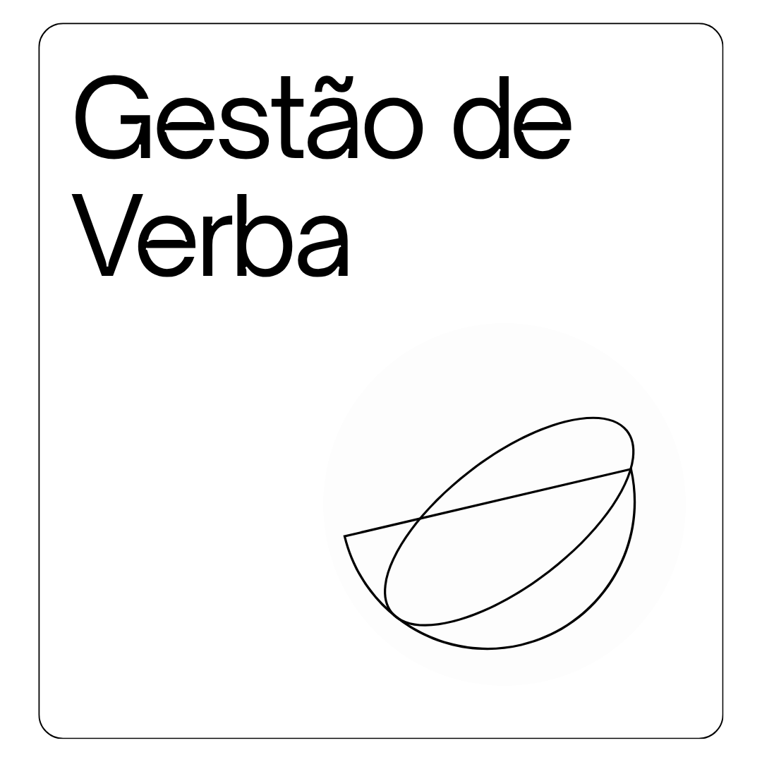elemento visual escrito "Gestão de Verba"