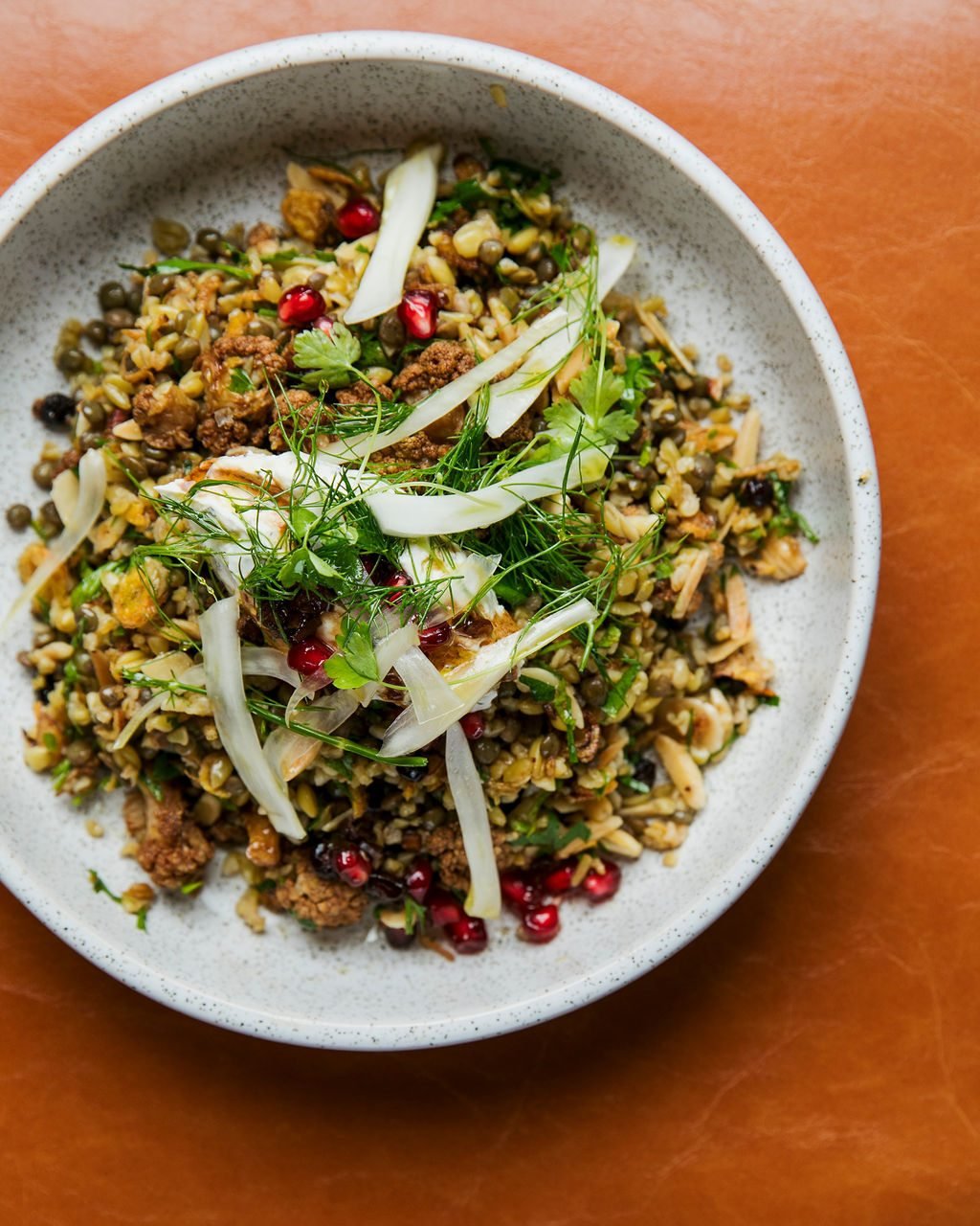 Treat yourself to a deliciously fresh salad featuring cauliflower, toasted nuts, smoked green wheat, pomegranate &amp; hung yoghurt as dressing. Perfect on its own or as a side.

#richmond #ellabgp #melbourneeats #melbournecocktails #italianfoodmelbo