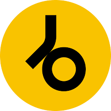 Loopcloud logo with black text on yellow circular background